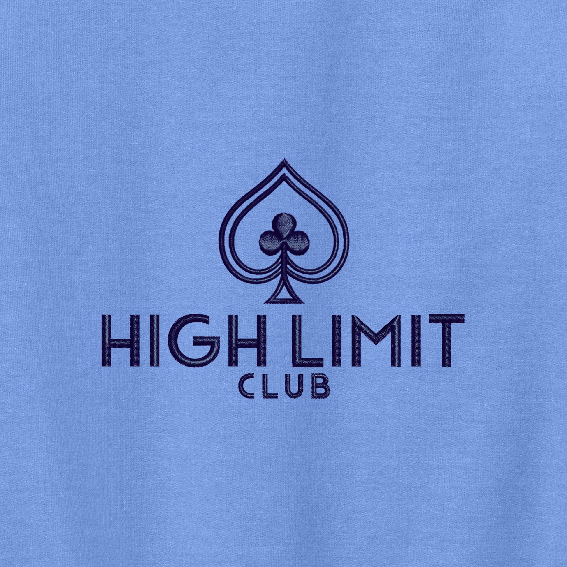 High Limit Club, Heavy Blend Crewneck Sweatshirt - Carolina Blue
