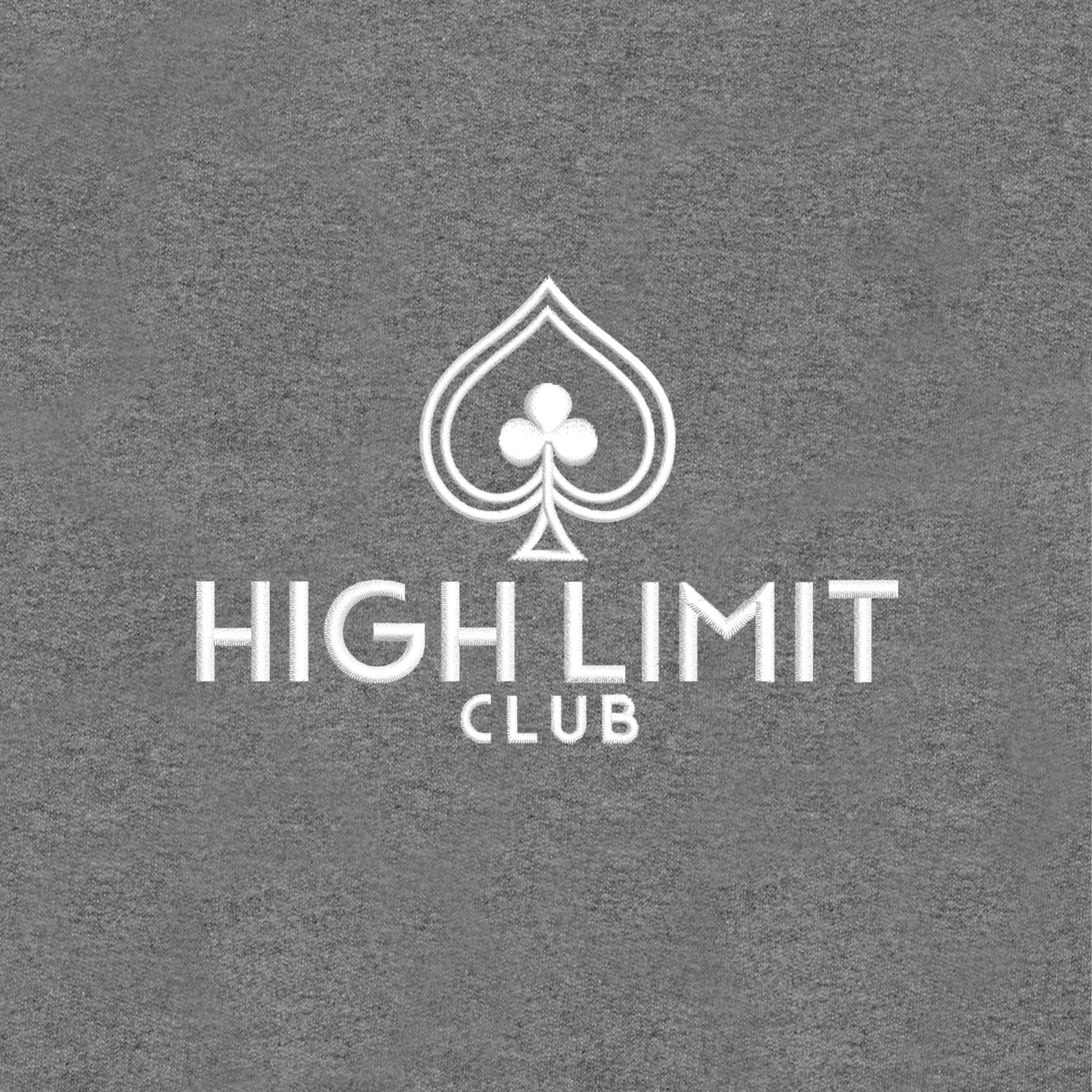 High Limit Club, Heavy Blend Crewneck Sweatshirt - Grey