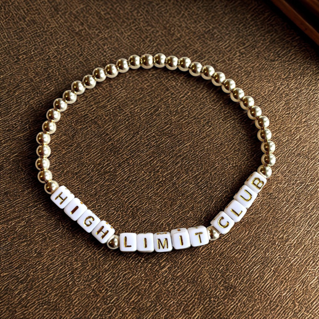 High Limit Club, Lucky Bracelet Set (3-Pack) — Stackable Lucky Charm Bracelets for Fortune & Style