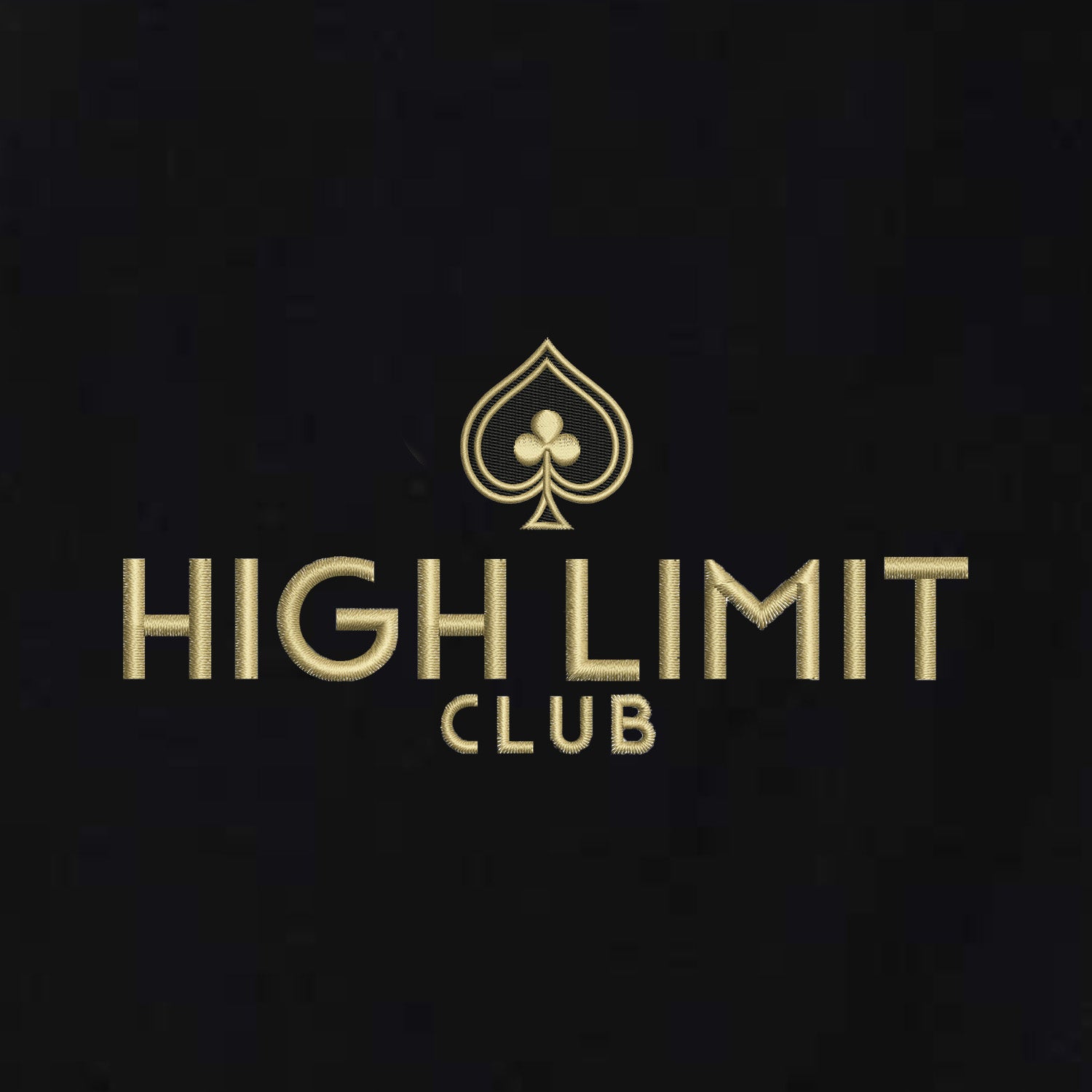 High Limit Club, Embroidered High Limit Club Logo, Women's 6 oz Heavyweight T-Shirt