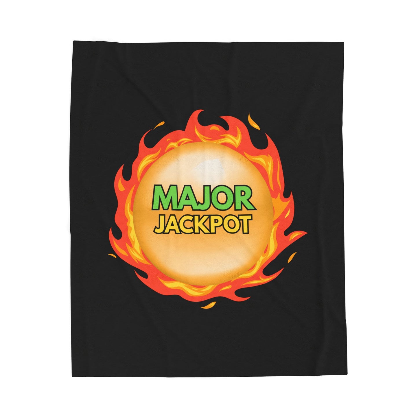 "MAJOR" Jackpot Velveteen Plush Blanket