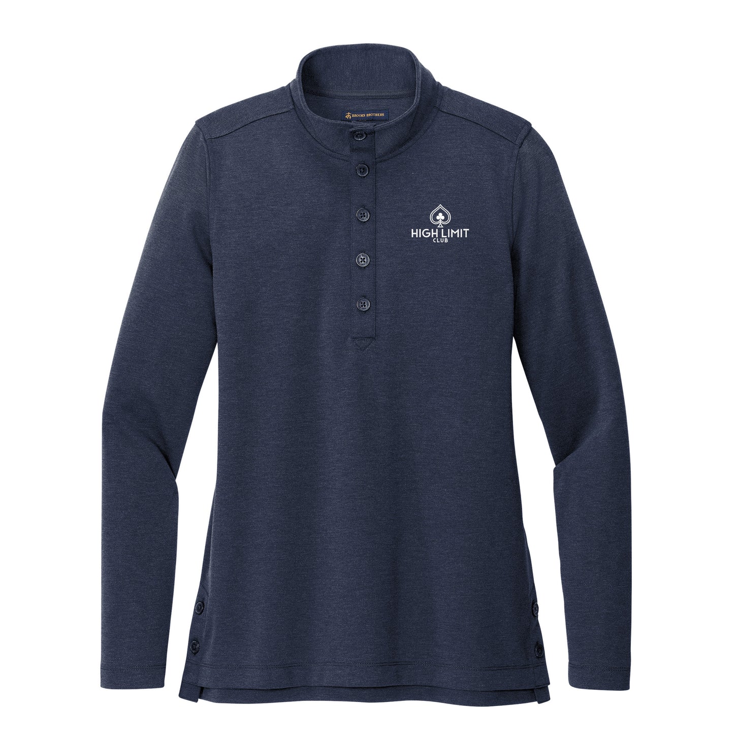 High Limit Club, Women’s Mid-Layer Stretch 1/2-Button - Navy