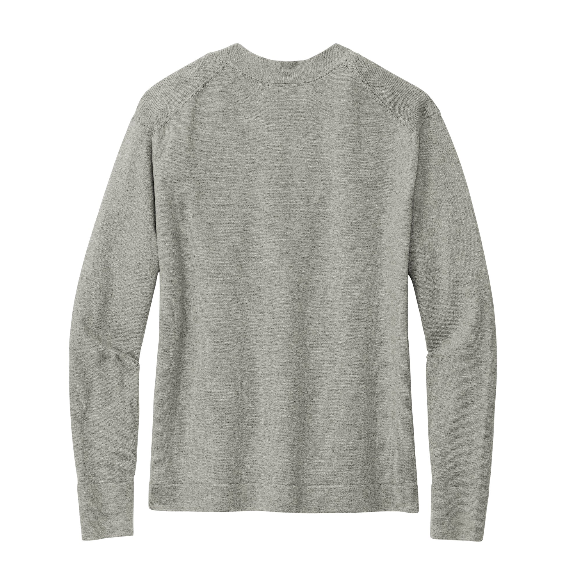 High Limit Club, Women’s Cotton Stretch Cardigan Sweater - Grey