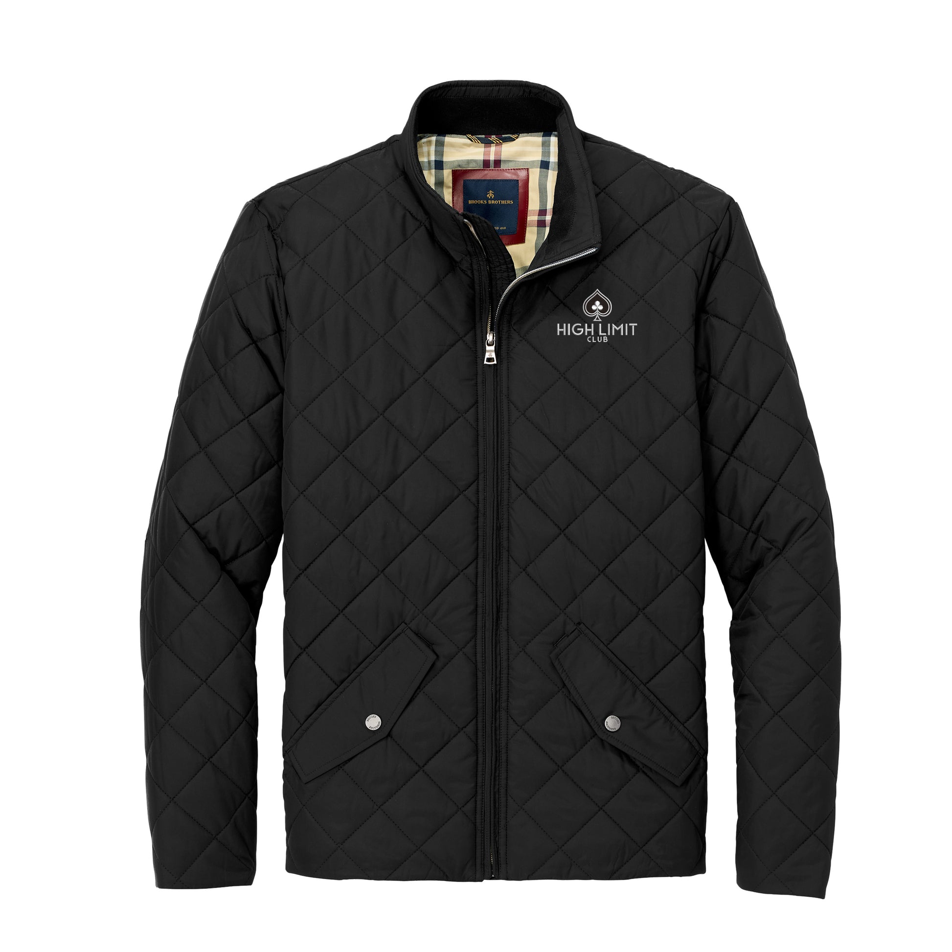 High Limit Club, Quilted Jacket - Black