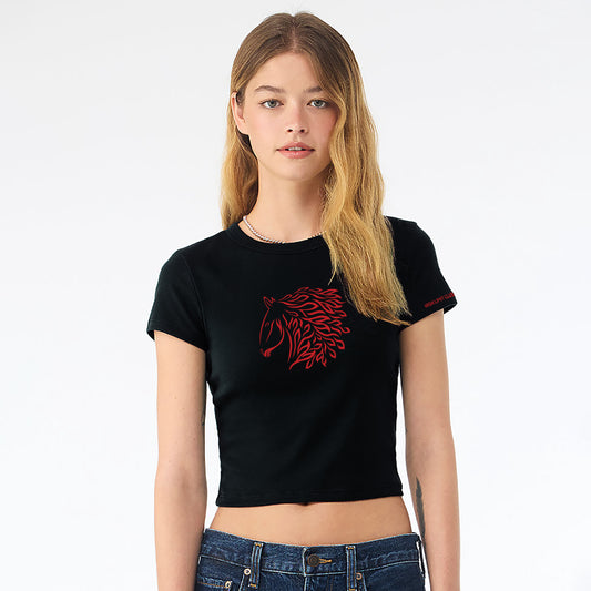 High Limit Club, Year Of The Horse, Women’s Micro Rib Baby Tee