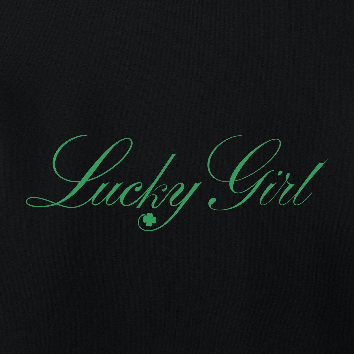 High Limit Club, Lucky Girl Script, Women’s Micro Rib Baby Tee