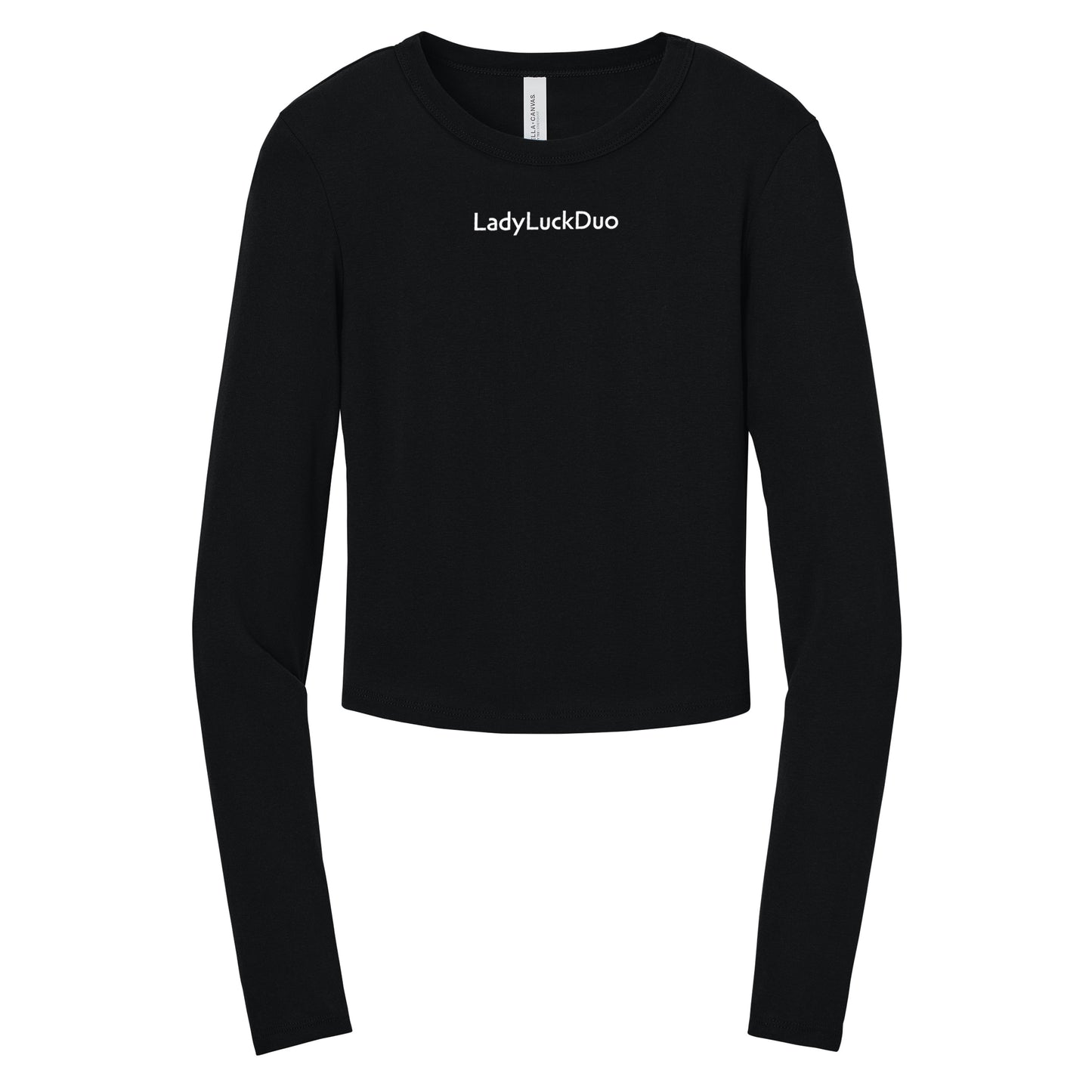 High Limit Club, Craps Community, Customizable (Your Name), Women’s Micro Rib Long Sleeve Baby T-Shirt - Black