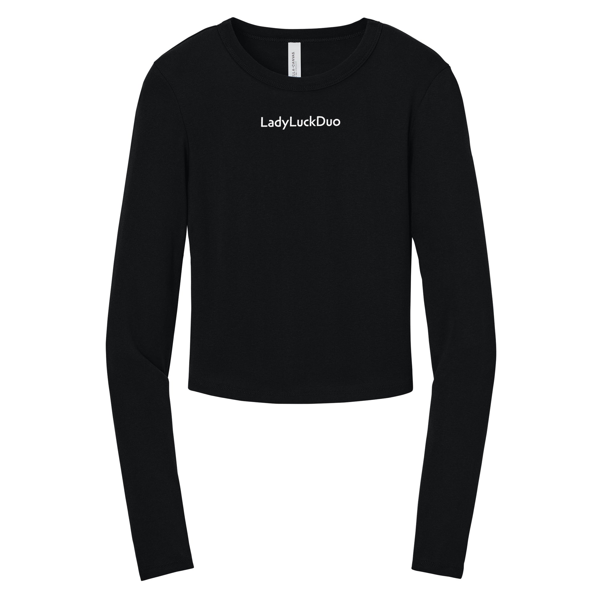 High Limit Club, Craps Community, Customizable (Your Name), Women’s Micro Rib Long Sleeve Baby T-Shirt - Black