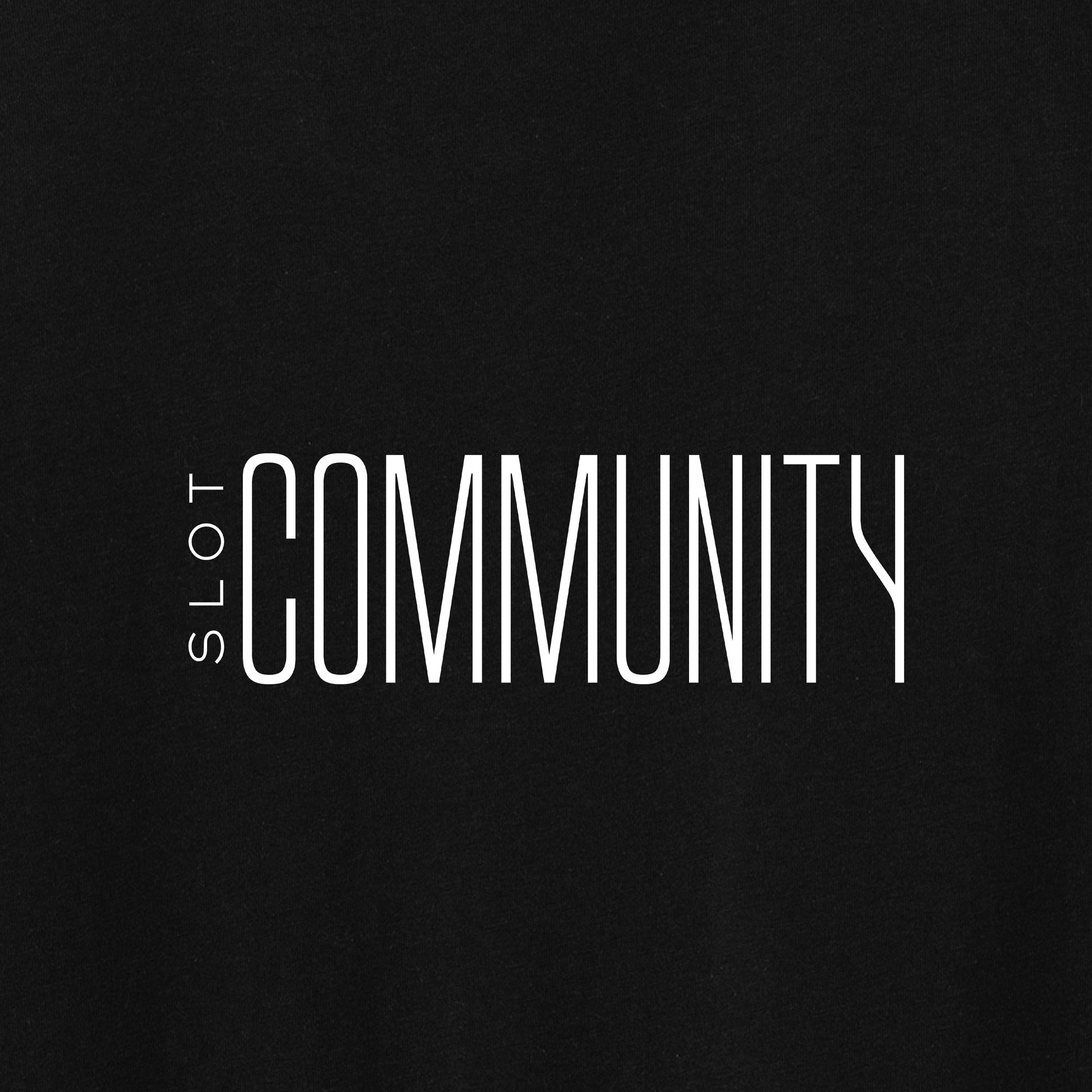 High Limit Club, Slot Community, Unisex 6-Ounce Heavyweight Long Sleeve Tee - Black