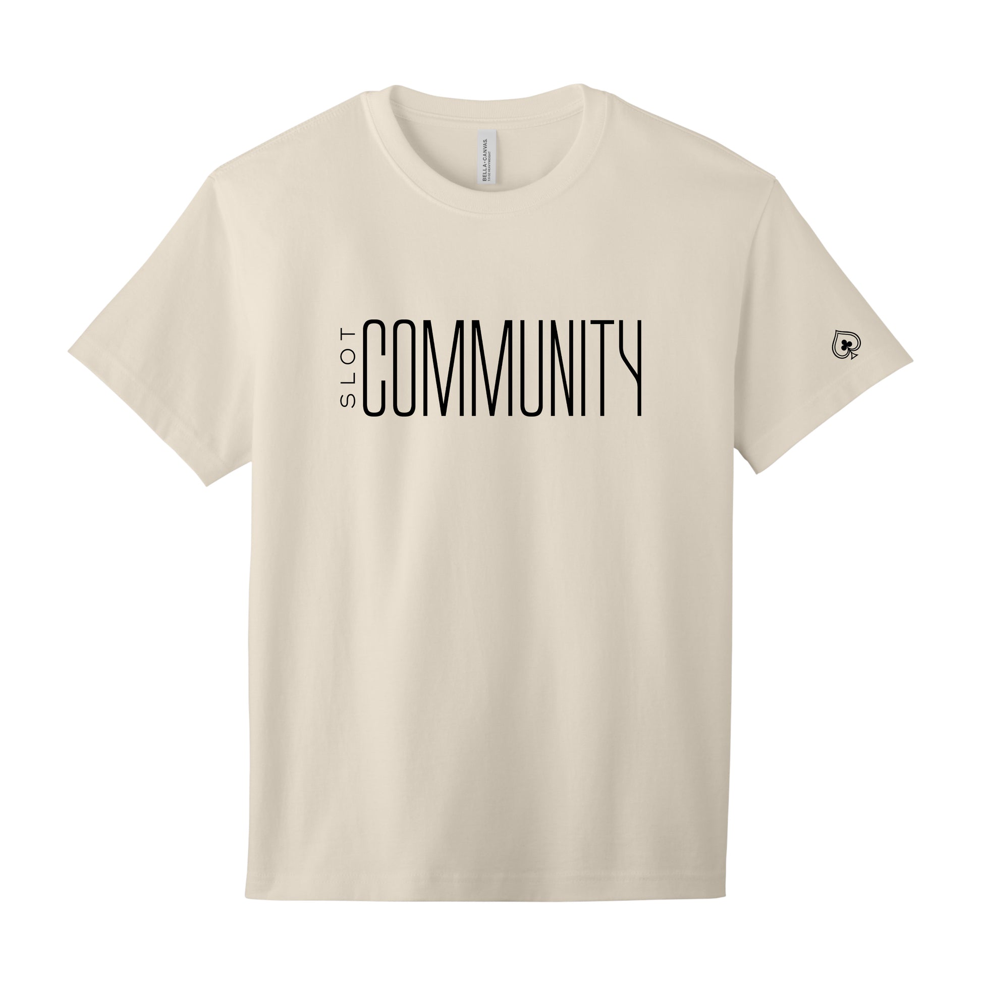 High Limit Club, Slot Community, Unisex 7.5-Ounce Heavyweight Tee - Beige