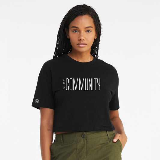 High Limit Club, Slot Community, Women’s Jersey Crop Tee - Black slot community las vegas gamble