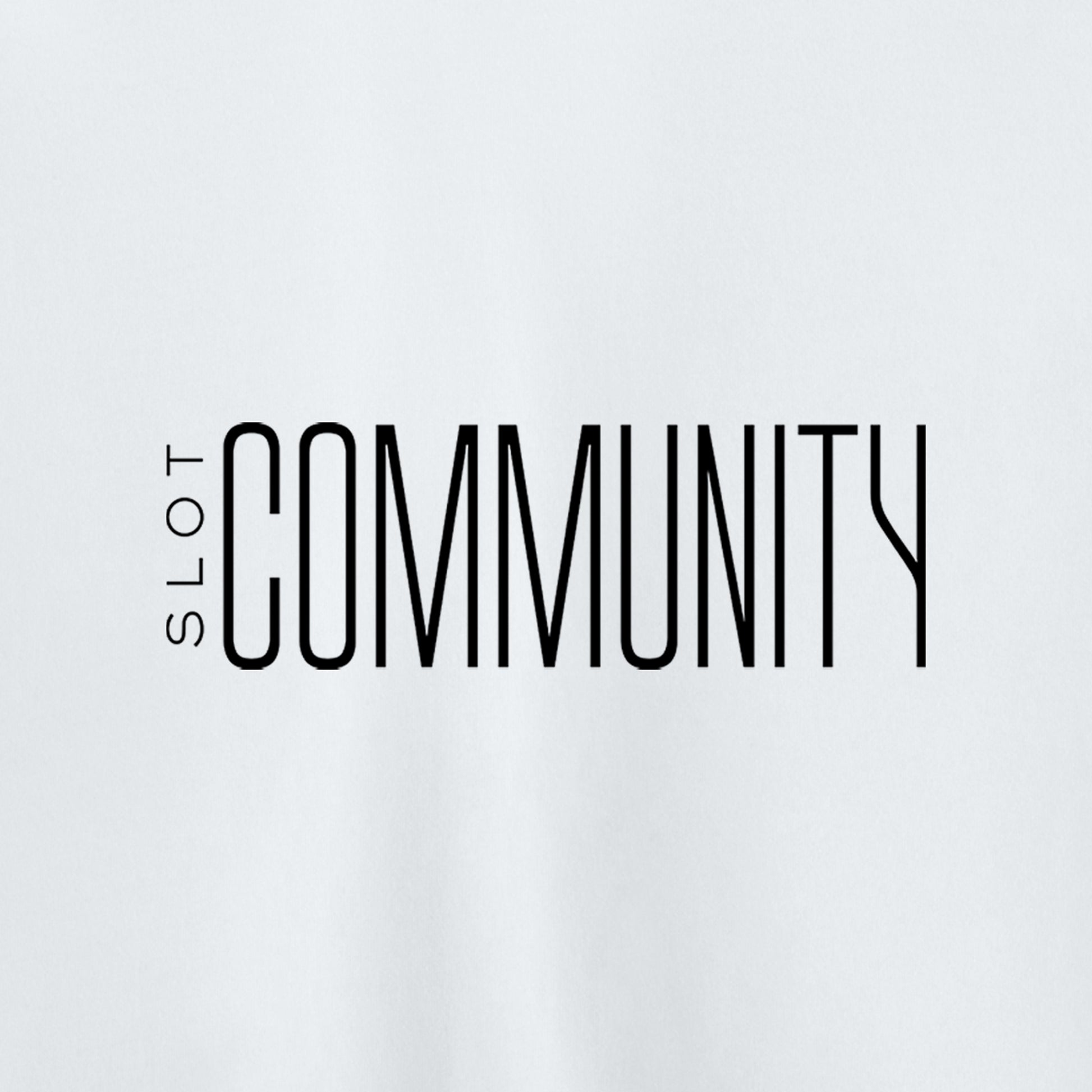 High Limit Club, Slot Community, Women’s Jersey Crop Tee - White