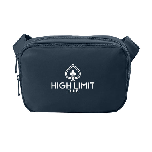 High Limit Club, Matte Dual-Compartment Crossbody - Navy