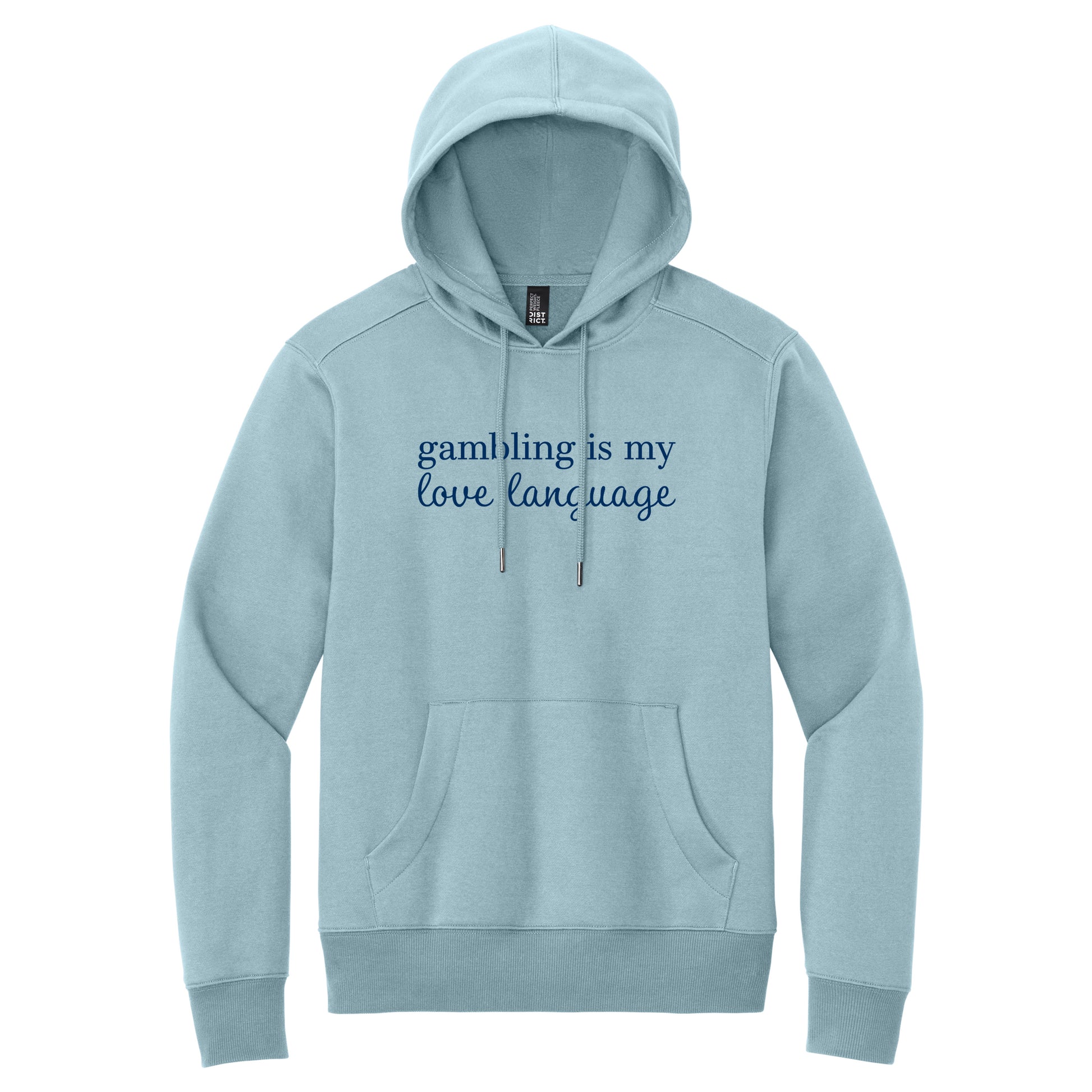 High Limit Club, "Gambling is My Love Language," Perfect Weight® Fleece Hoodie