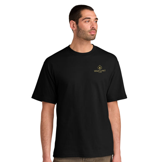 High Limit Club, Heavyweight Tee - Black