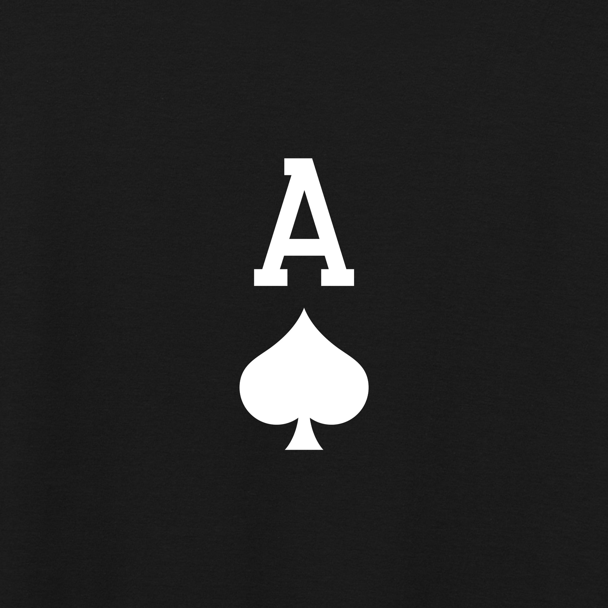 High Limit Club, Ace of Spades, Heavyweight Tee - Black
