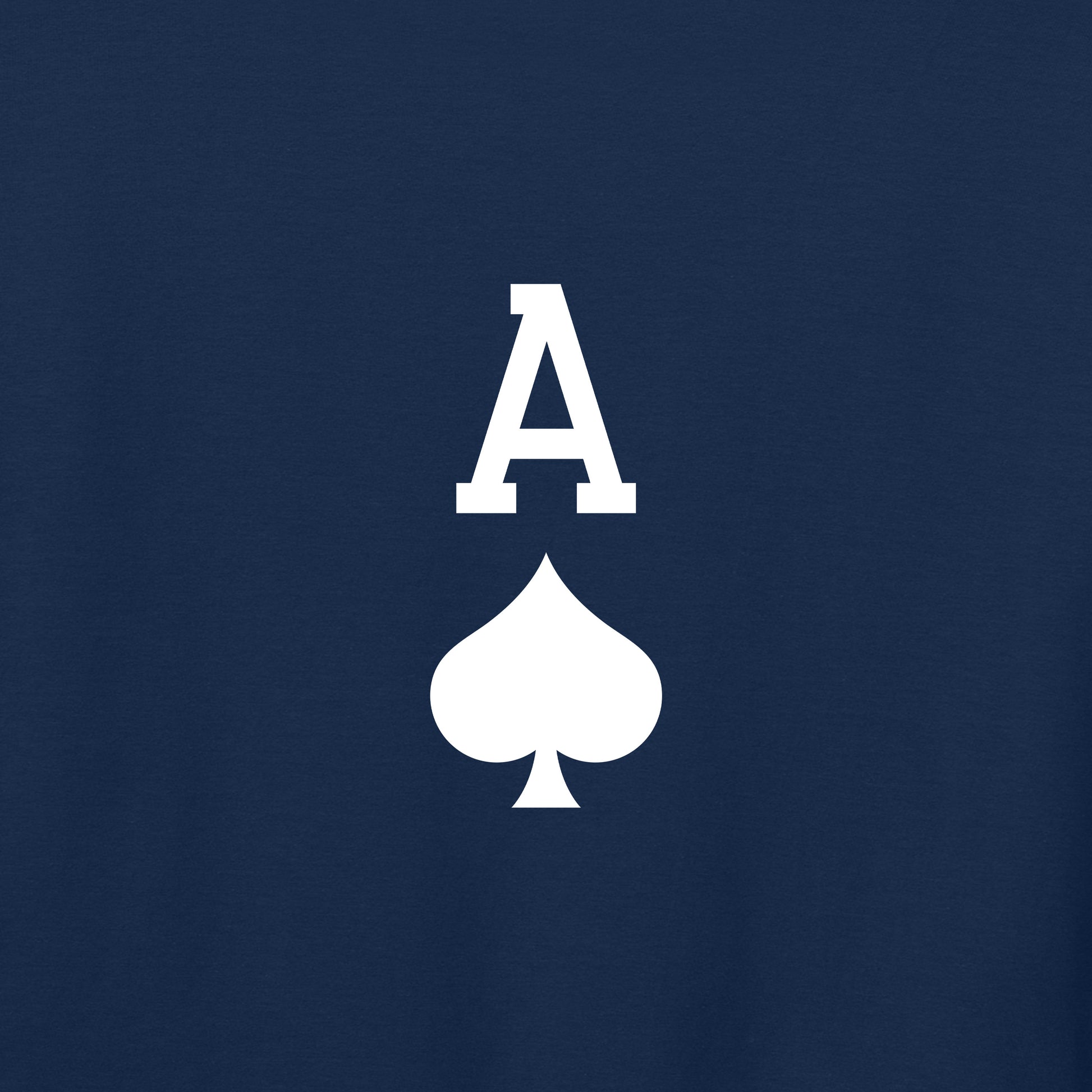 High Limit Club, Ace of Spades, Heavyweight Tee - Navy