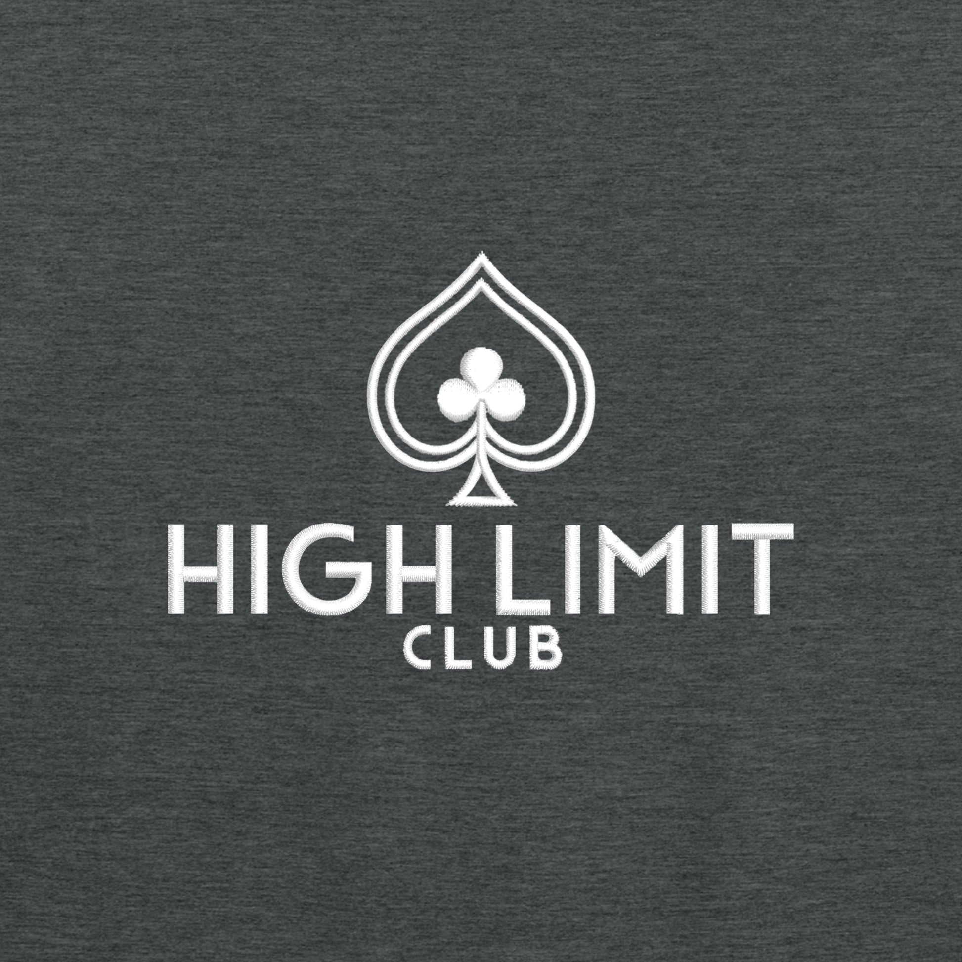 High Limit Club, Heavyweight Tee - Grey