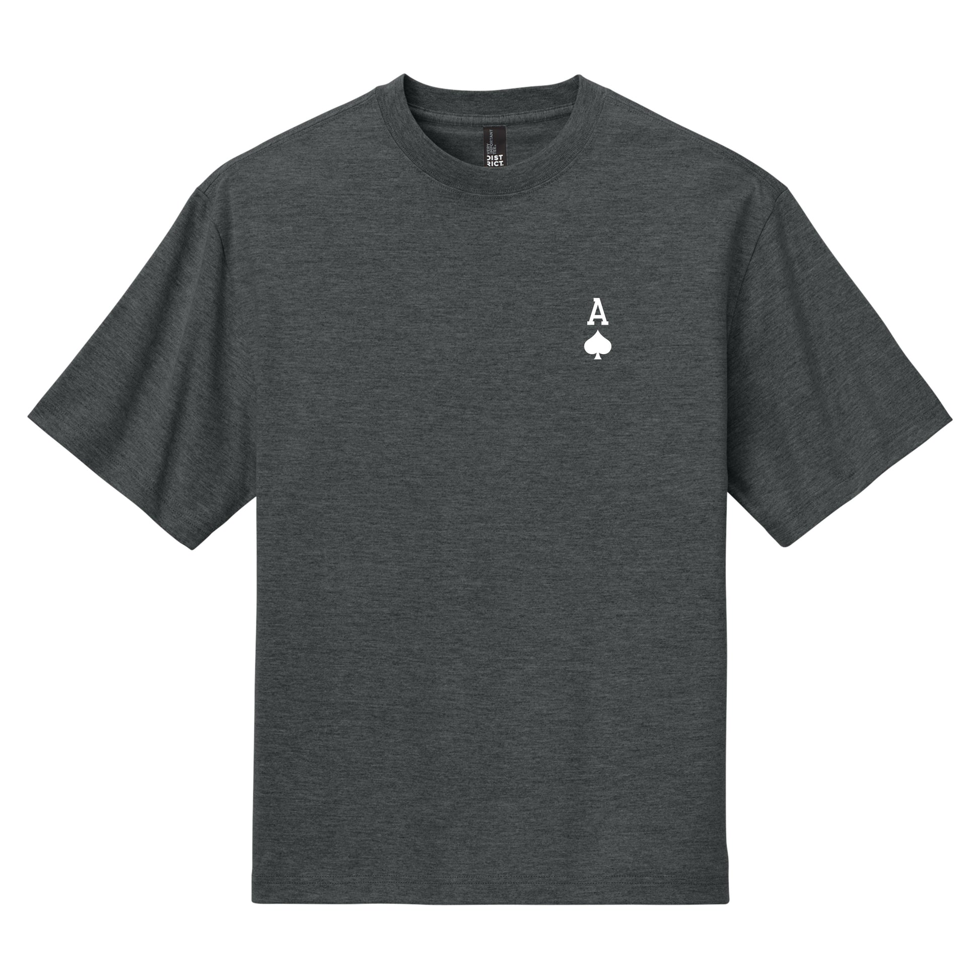 High Limit Club, Ace of Spades, Heavyweight Tee - Grey