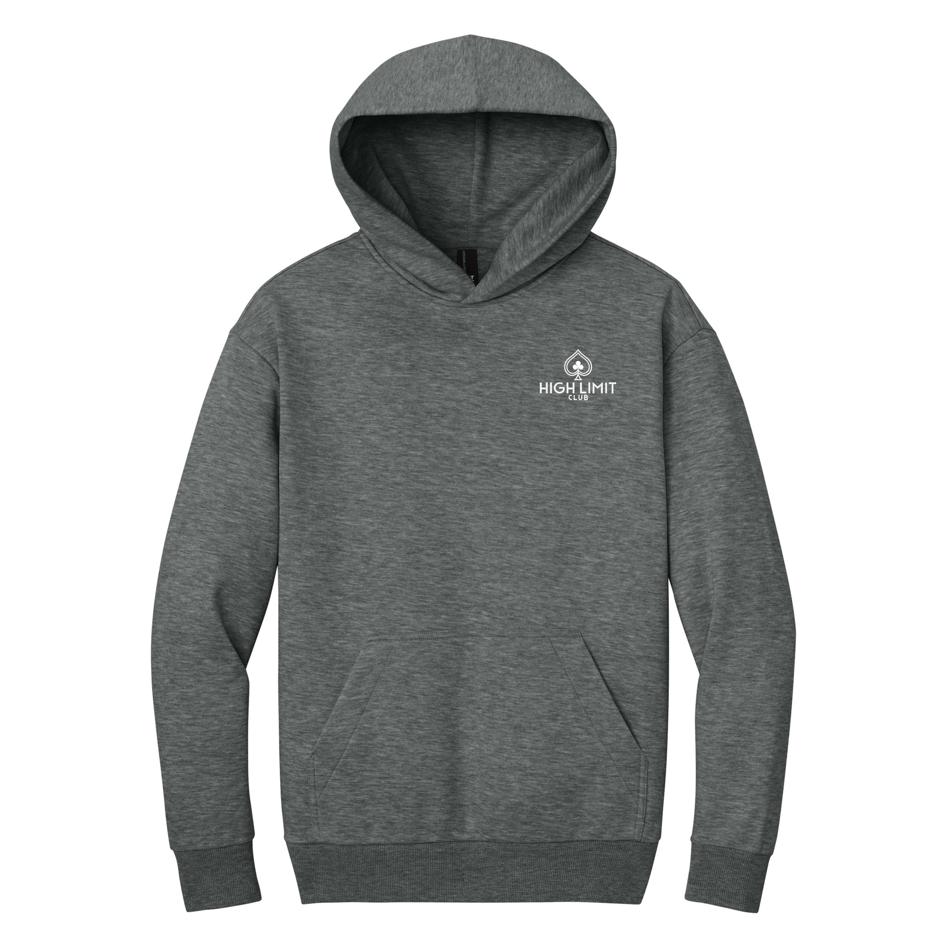 High Limit Club, Heavyweight Fleece Hoodie - Grey