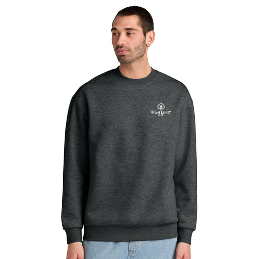 High Limit Club, Heavyweight Fleece Crew - Grey
