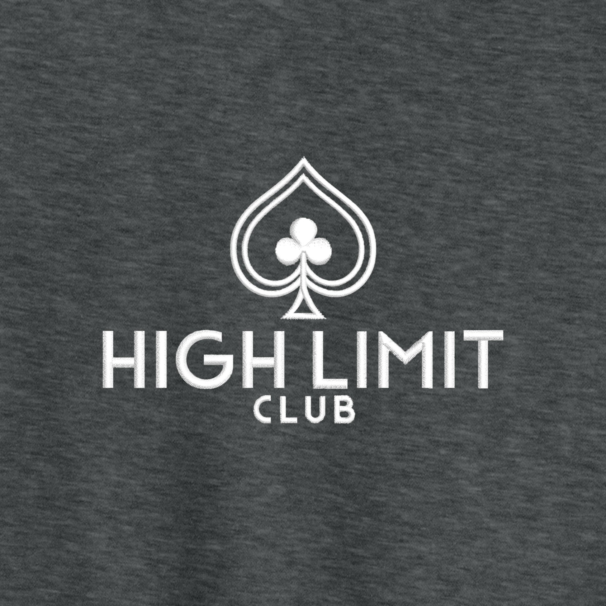 High Limit Club, Heavyweight Fleece Crew - Grey