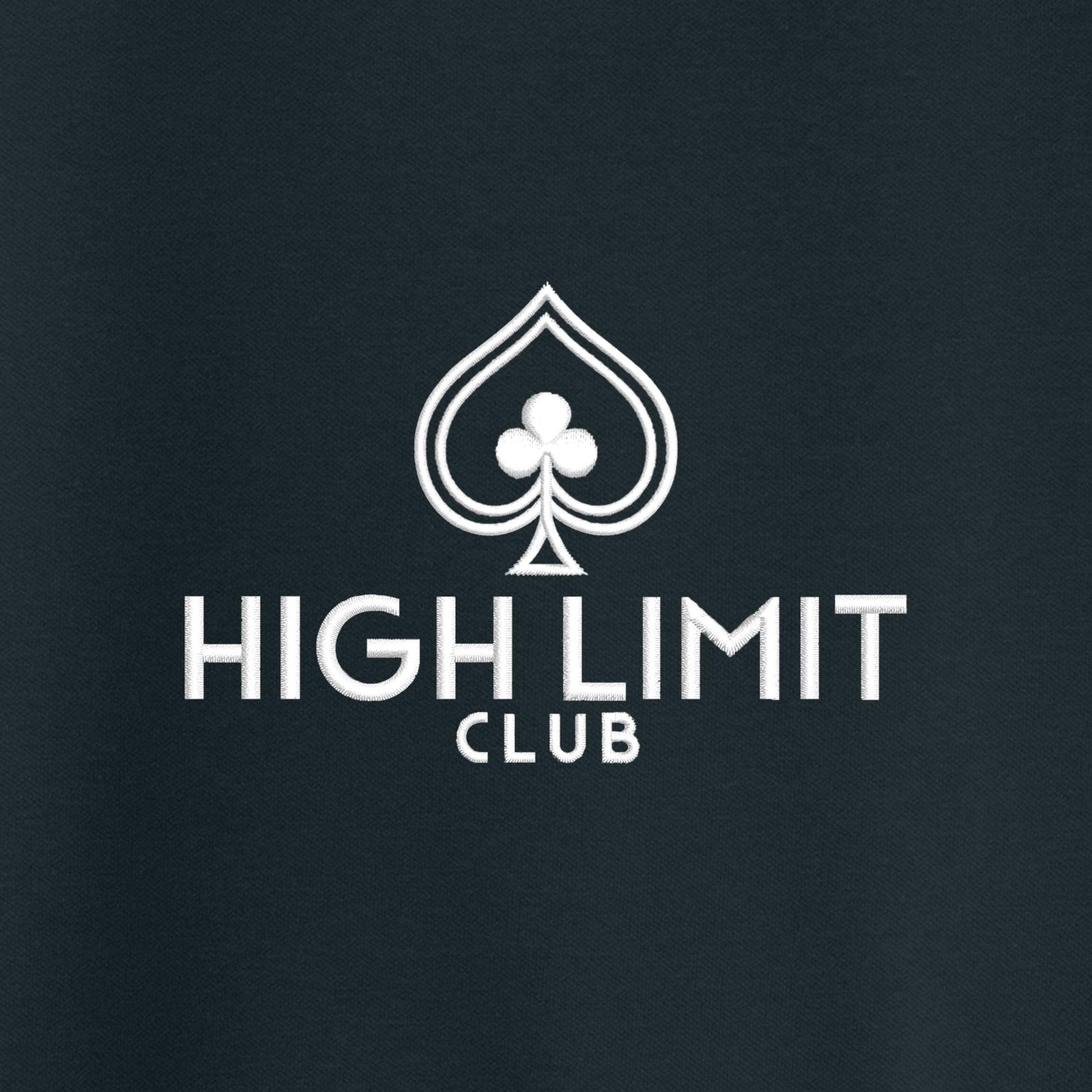 High Limit Club, Heavyweight Fleece Crew - Navy