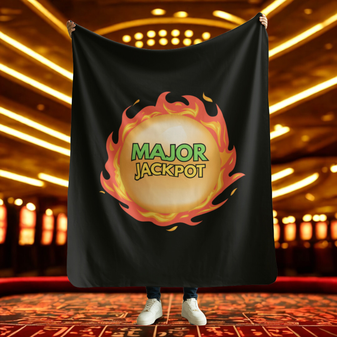 "MAJOR" Jackpot Velveteen Plush Blanket