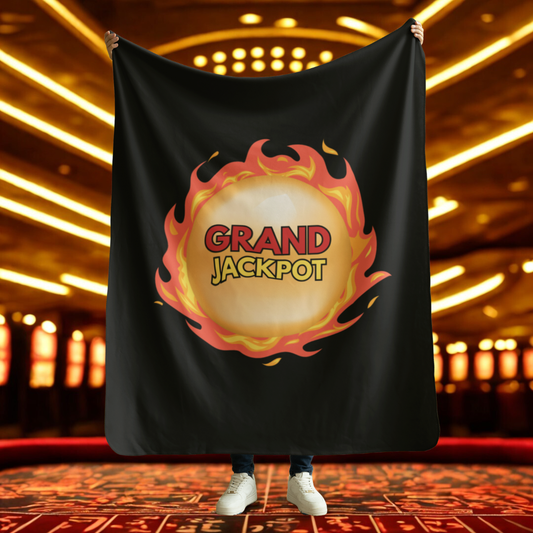 "GRAND" Jackpot Velveteen Plush Blanket