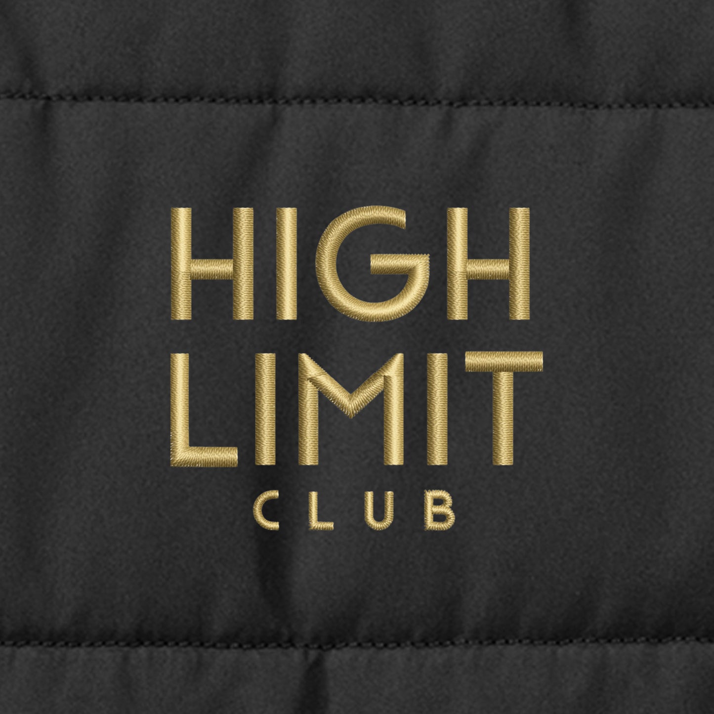 High Limit Club, HLC Stack Logo, Port Authority® Women's Puffer Jacket - Black