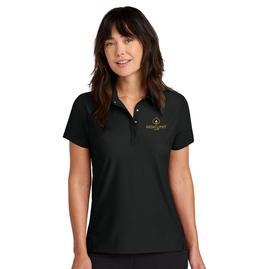 High Limit Club, Women’s Envision Polo - Black
