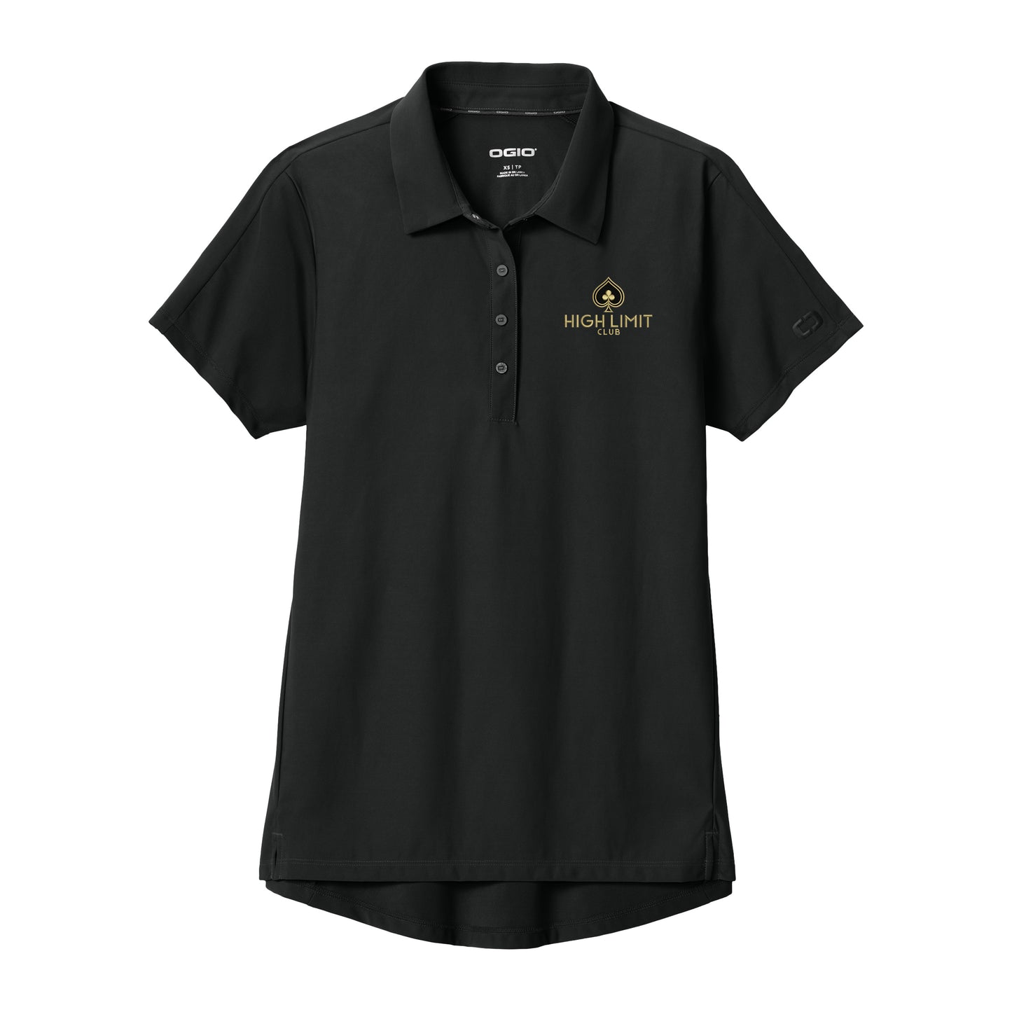 High Limit Club, Women’s Envision Polo - Black