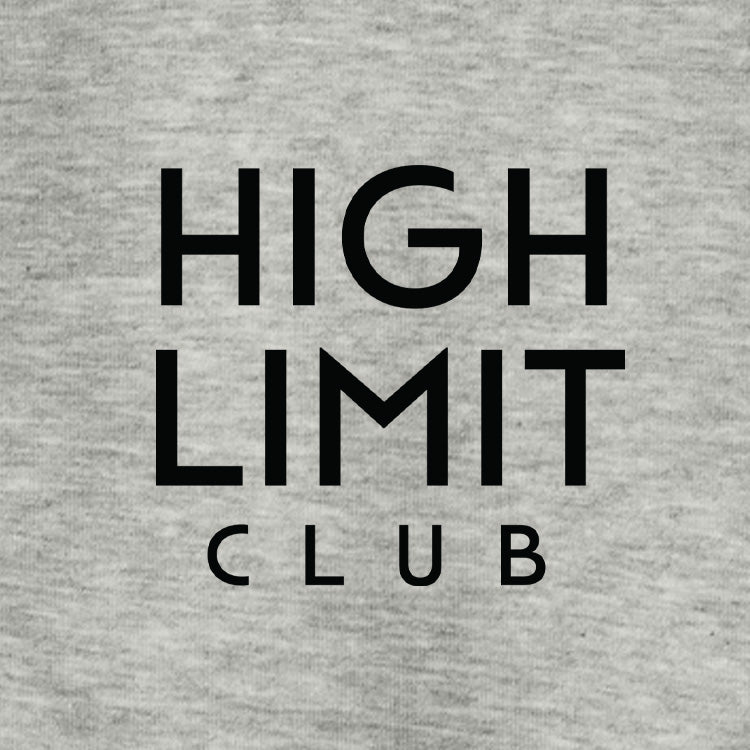 High Limit Club, 3D Effect HLC Stack Logo, Women’s Phenom Full-Zip Hoodie- Athletic Heather