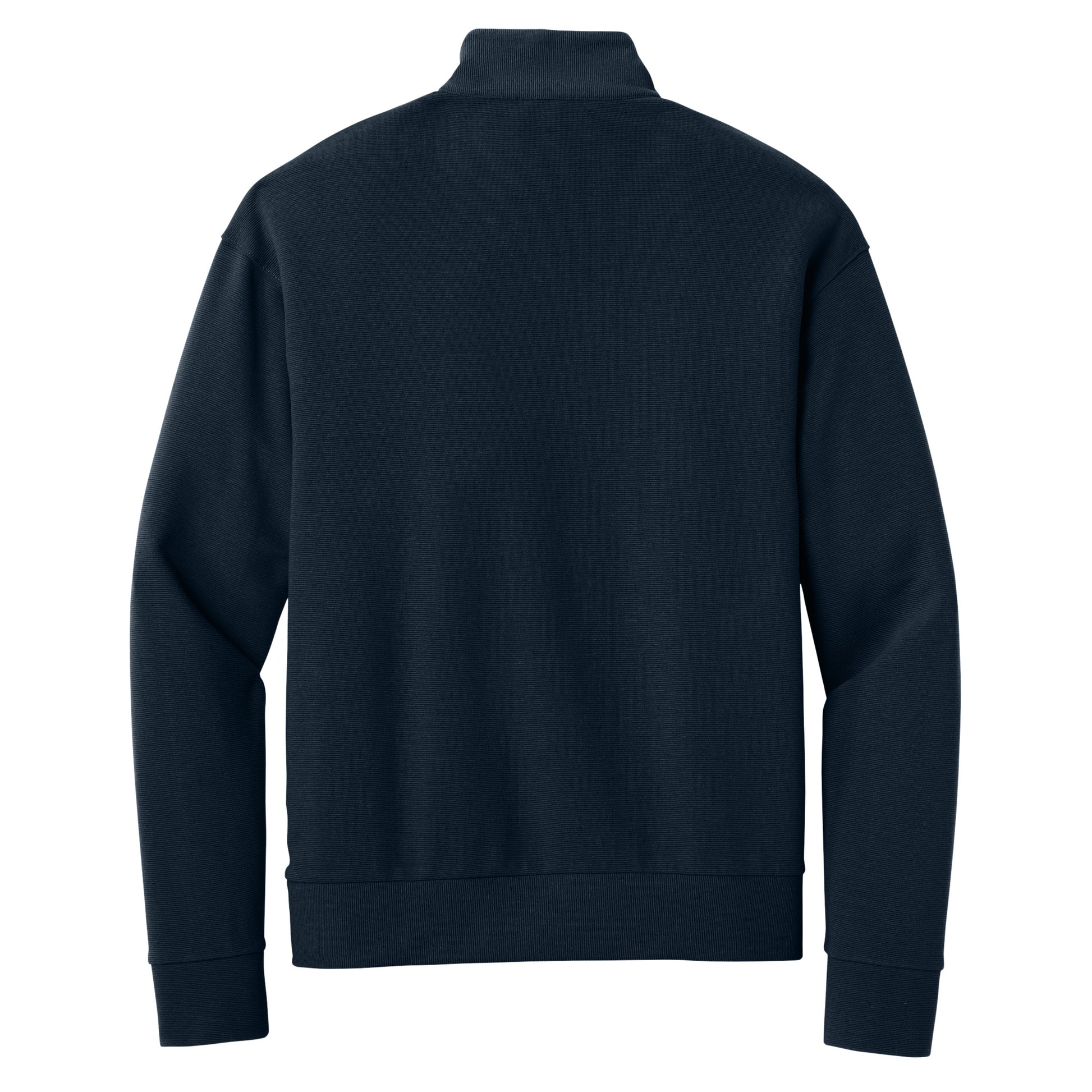 High Limit Club, Linear Texture 1/4-Zip Sweater- Navy