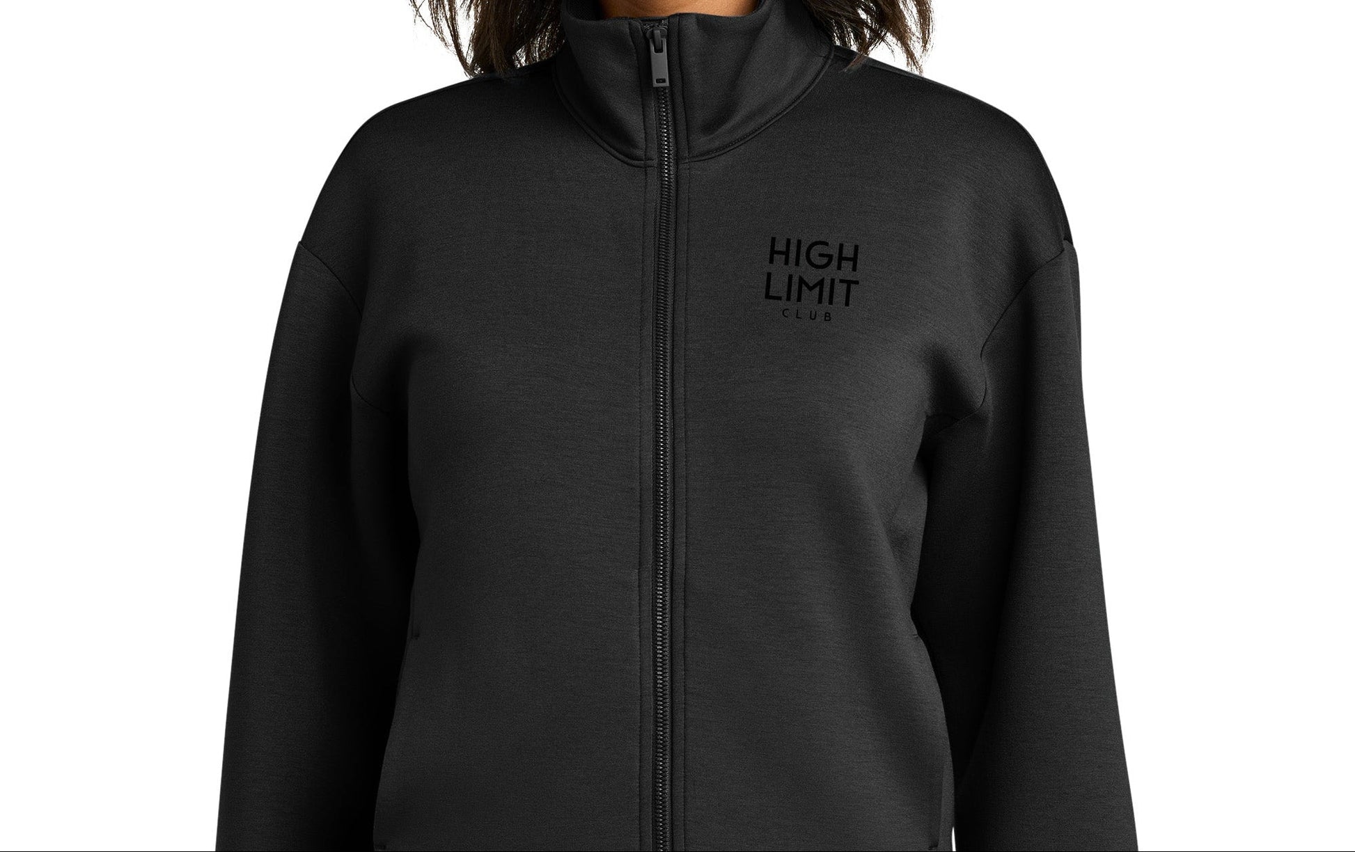 High Limit Club, Raised HLC Stack Logo,  Mercer+Mettle® Women’s Soft Spacer 1/4-Zip