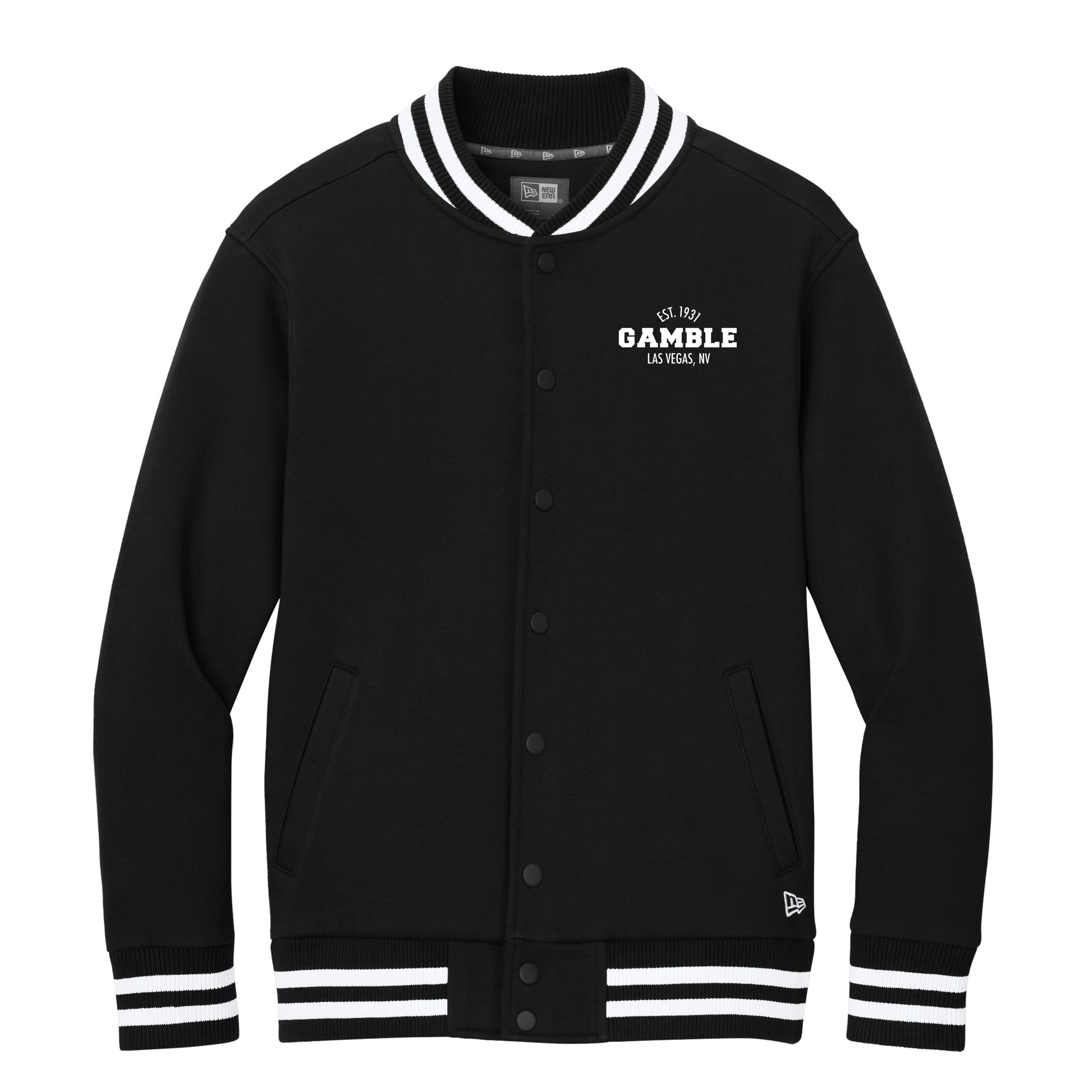 High Limit Club, Gamble, Las Vegas, Est. 1931, Varsity Heavyweight Fleece Jacket