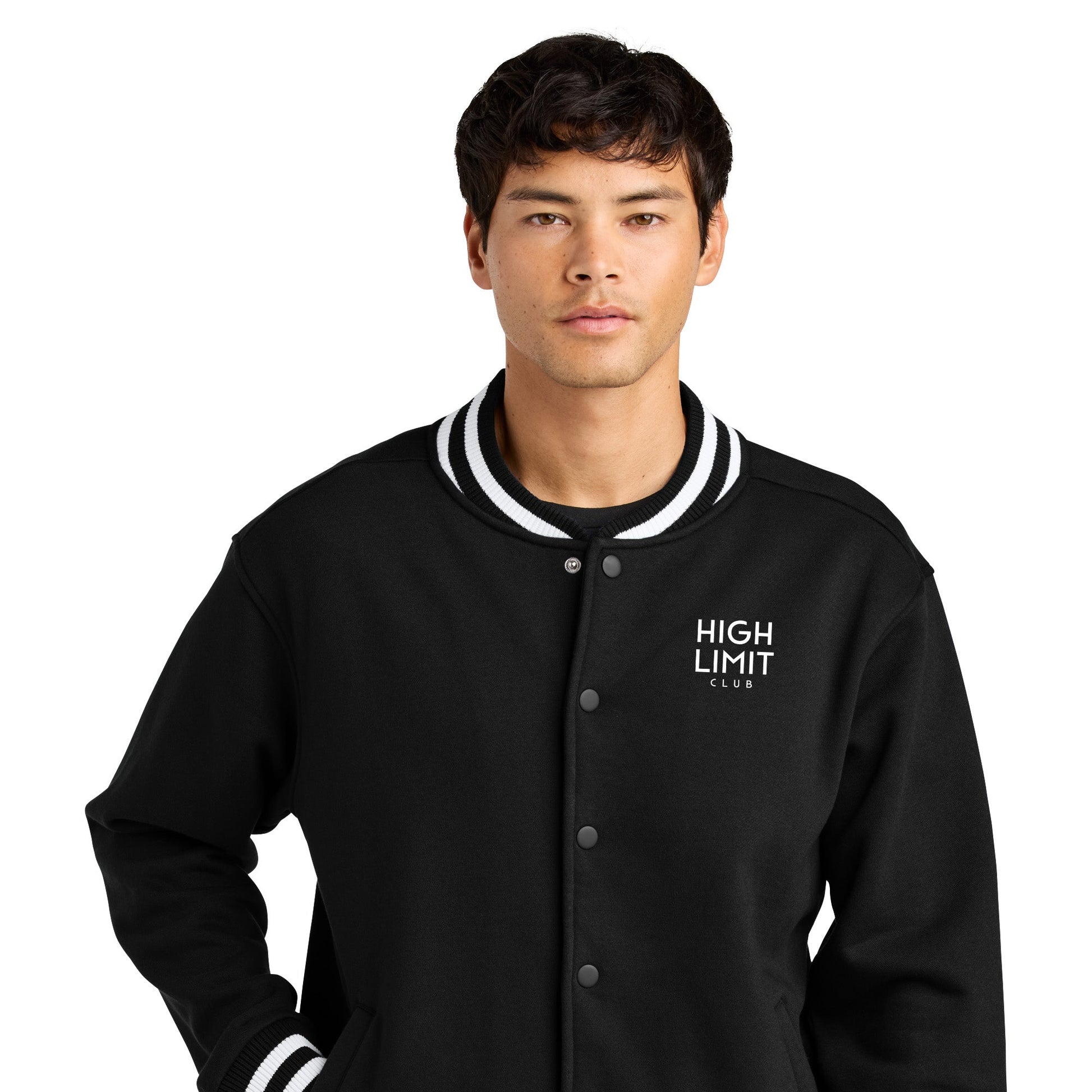 High Limit Club, Stack Logo, Varsity Heavyweight Fleece Jacket