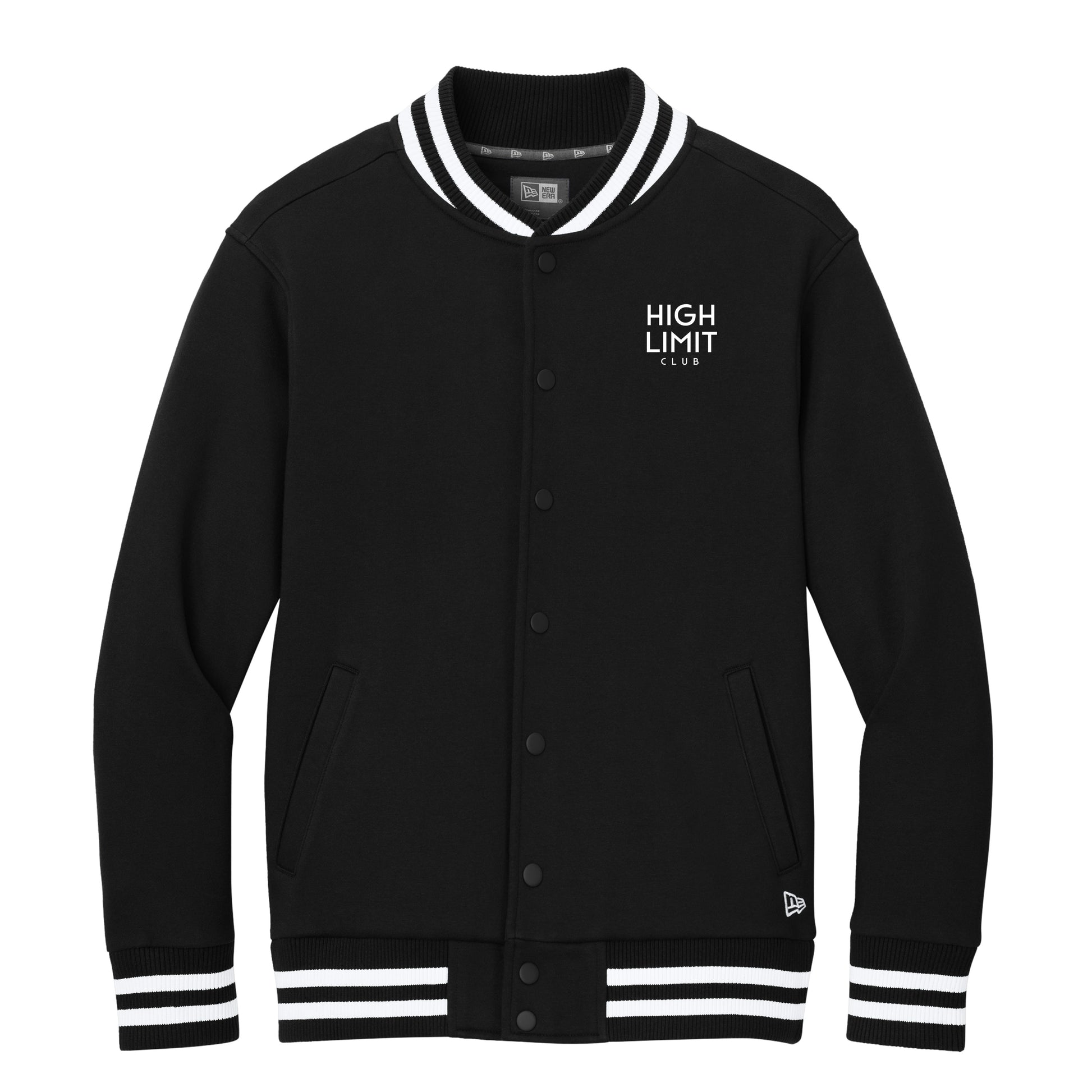 High Limit Club, Stack Logo, Varsity Heavyweight Fleece Jacket
