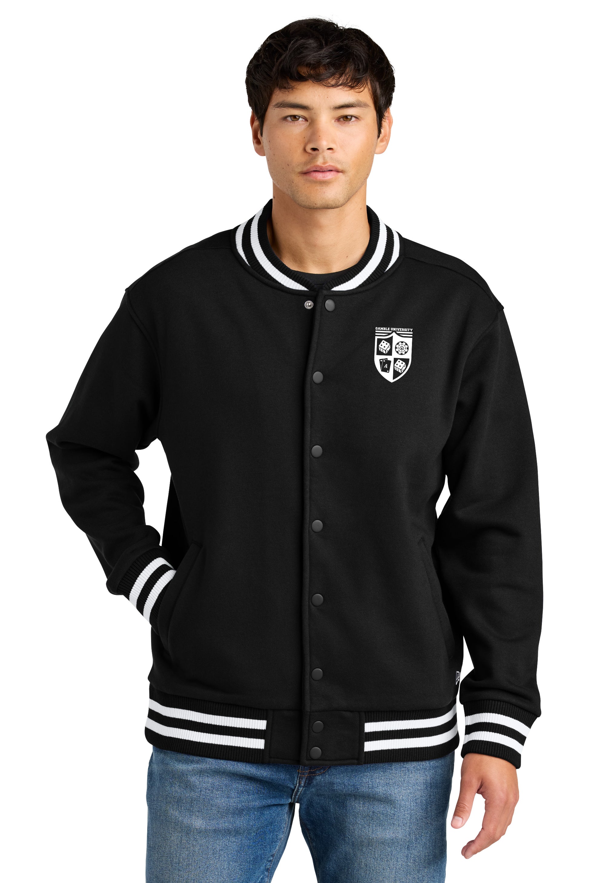 High Limit Club, Gamble University, Game Crest, Varsity Heavyweight Fleece Jacket