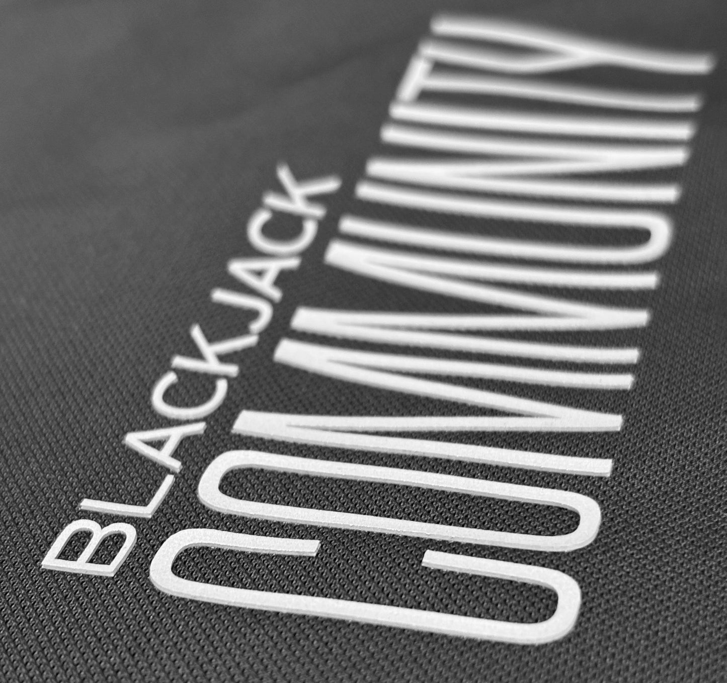 Blackjack Community Logo, Silver, 3D Effect, Envision Polo