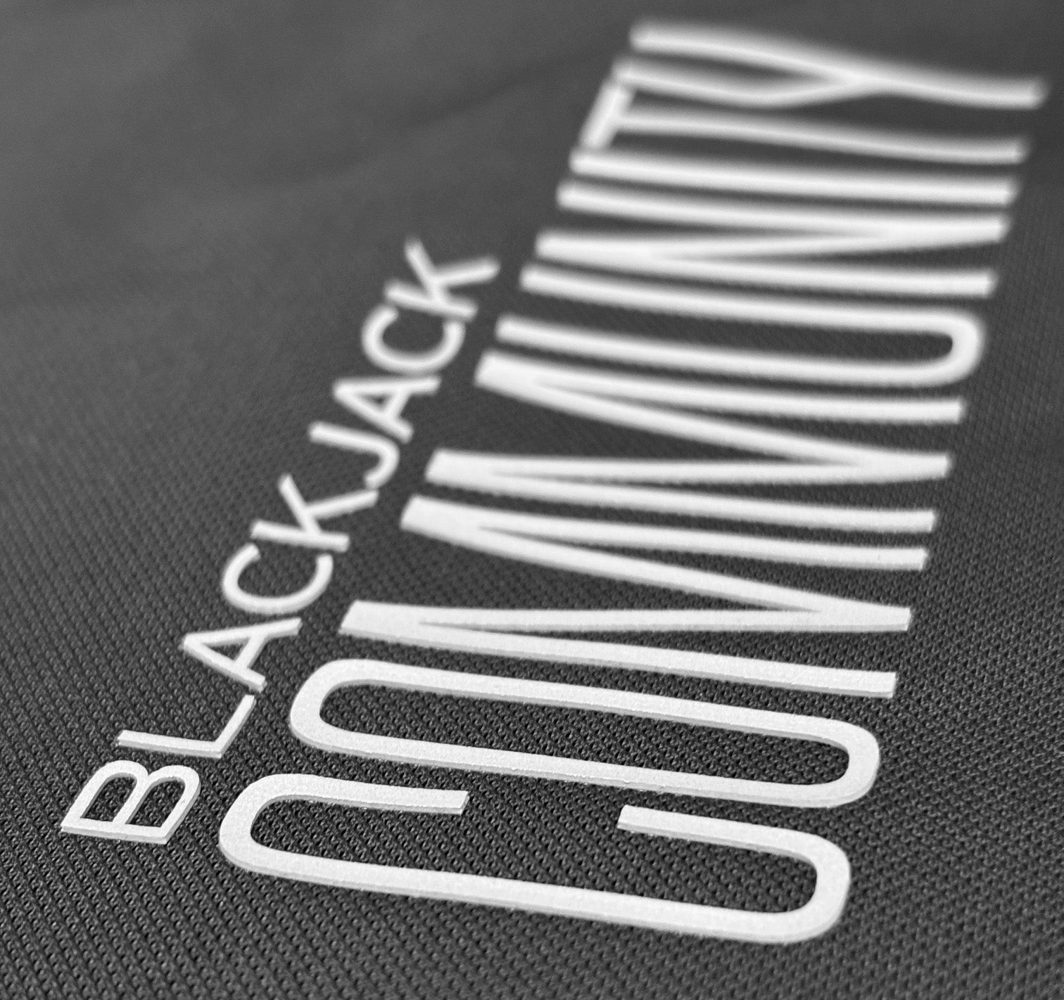 Blackjack Community Logo, Silver, 3D Effect, Envision Polo