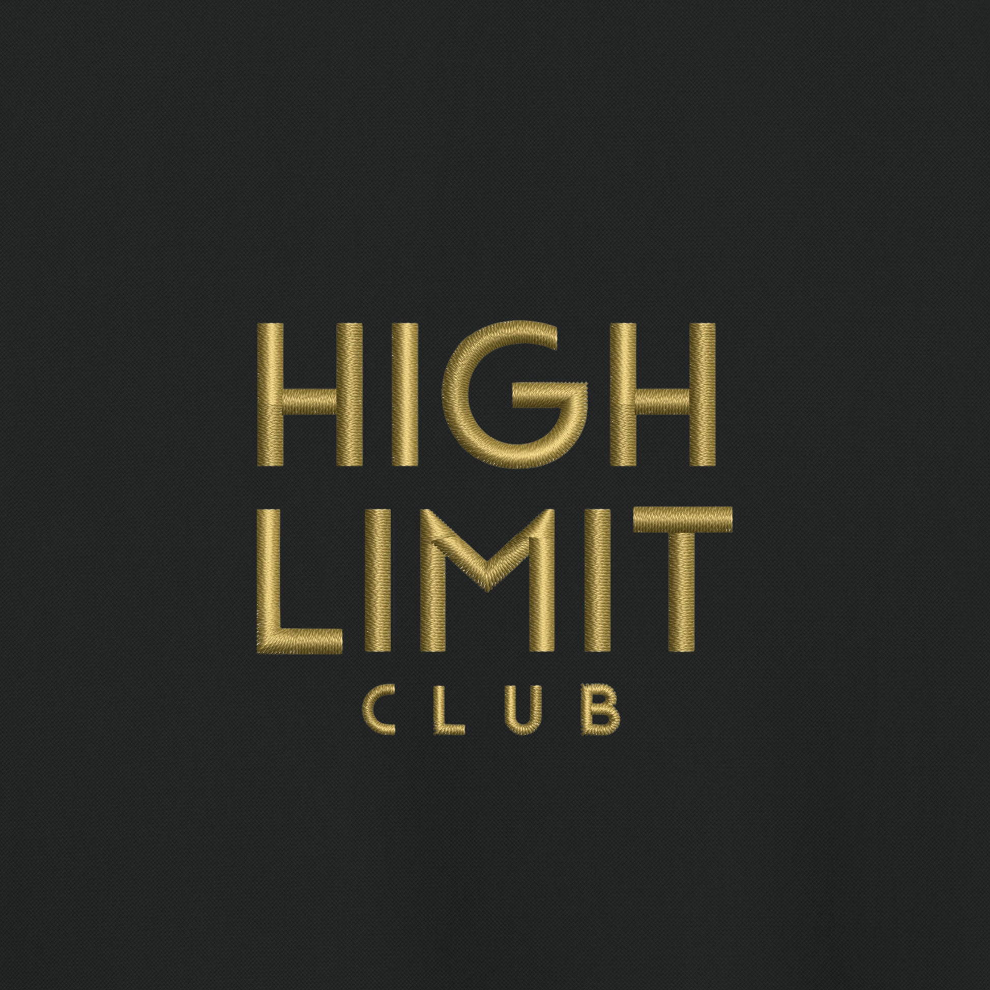 High Limit Club, Stack Logo, Envision Polo - Black