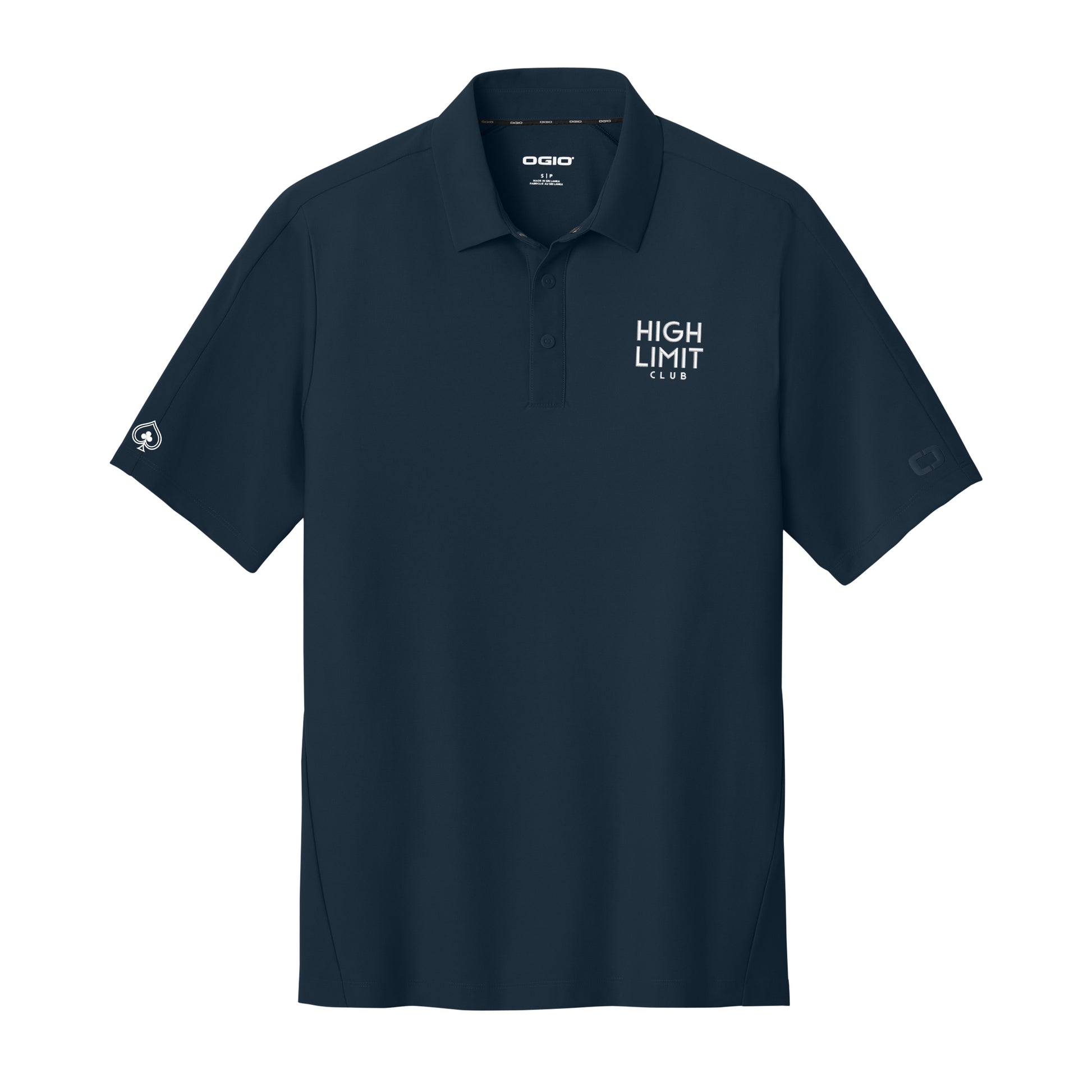 High Limit Club, Stack Logo, Envision Polo - Navy