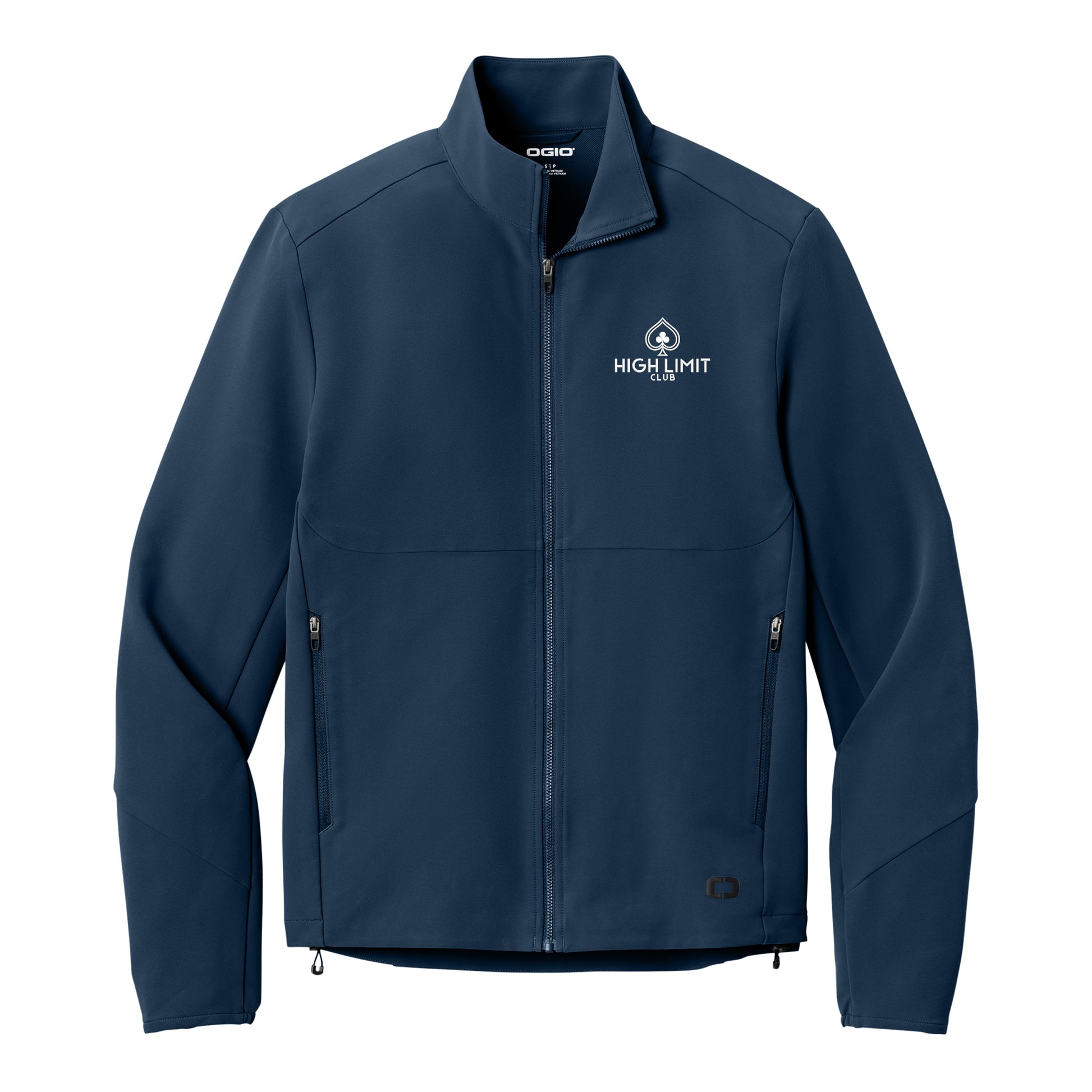 High Limit Club, Kinetic Soft Shell Jacket - Navy 