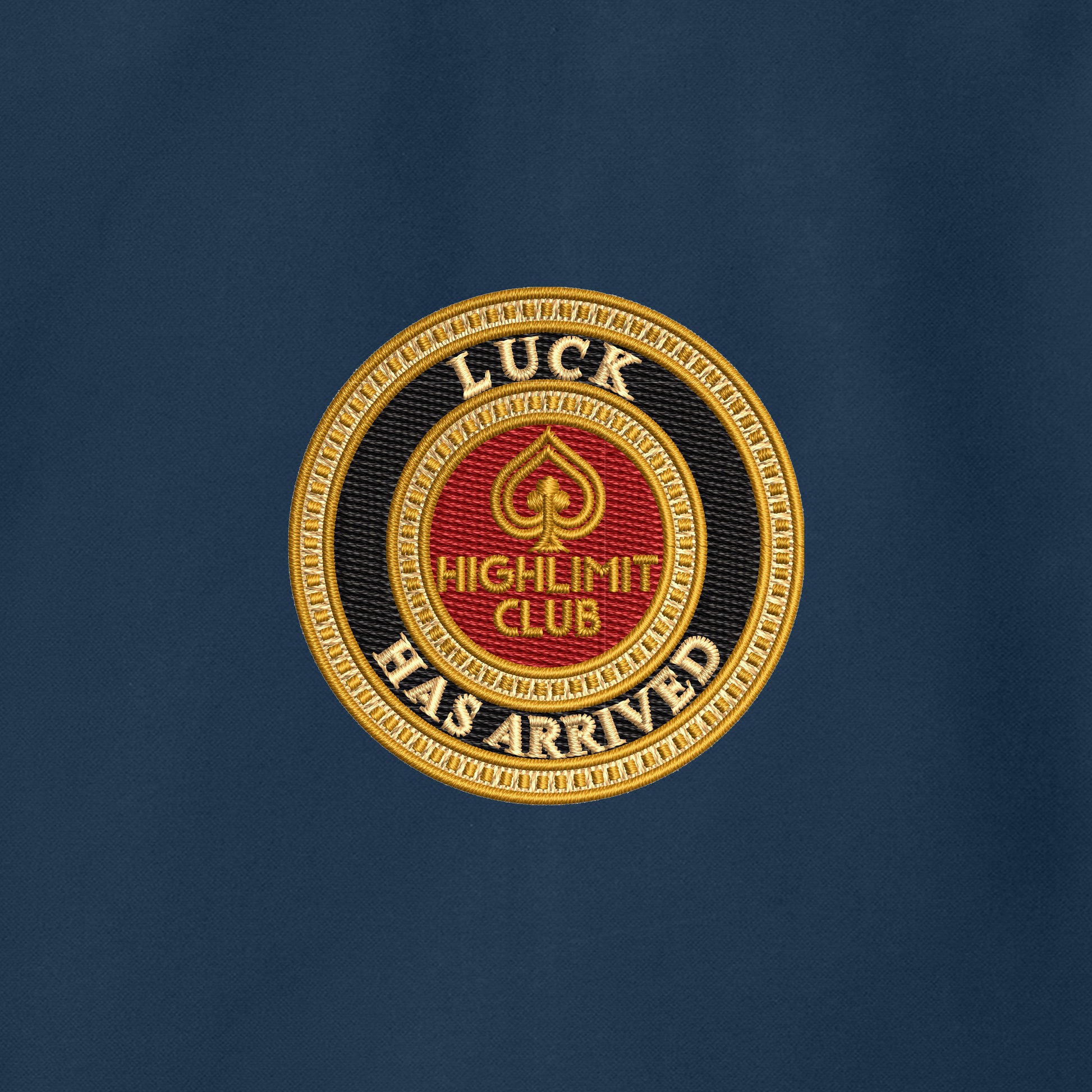 High Limit Club, Luck Has Arrived, Soft Shell Jacket - Navy