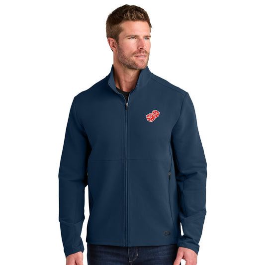 High Limit Club, Dice, Soft Shell Jacket - Navy