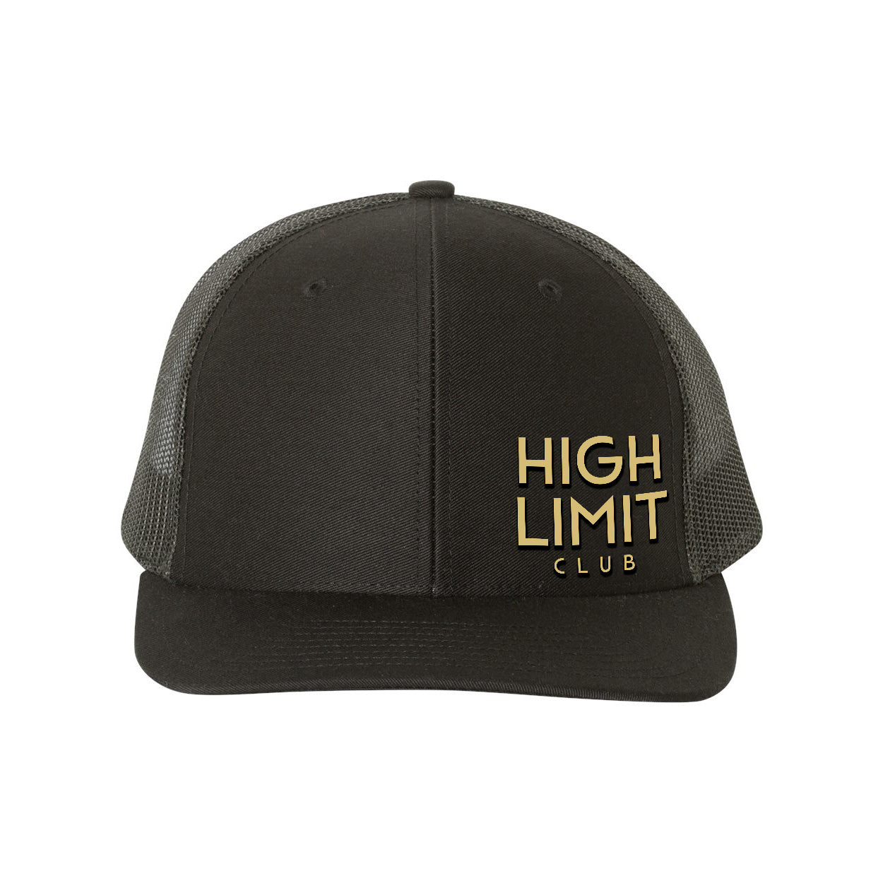 High Limit Club, Raised HLC Stack Logo, Snapback Trucker Cap