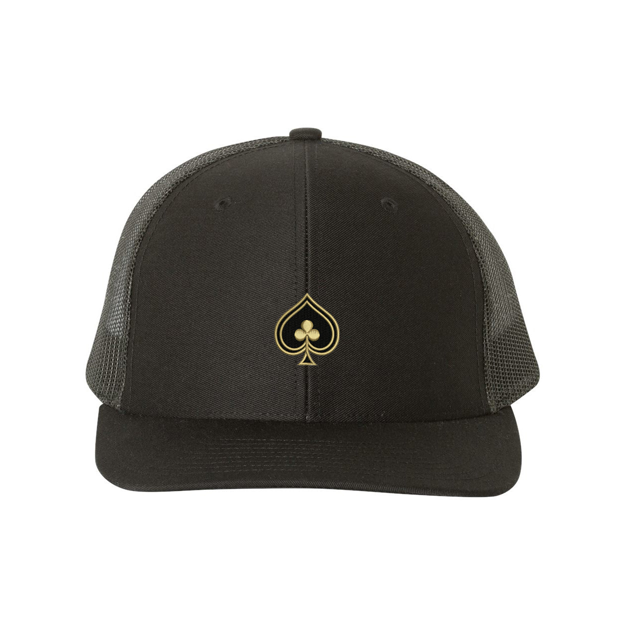 High Limit Club, Spade, Snapback Trucker Cap - Black