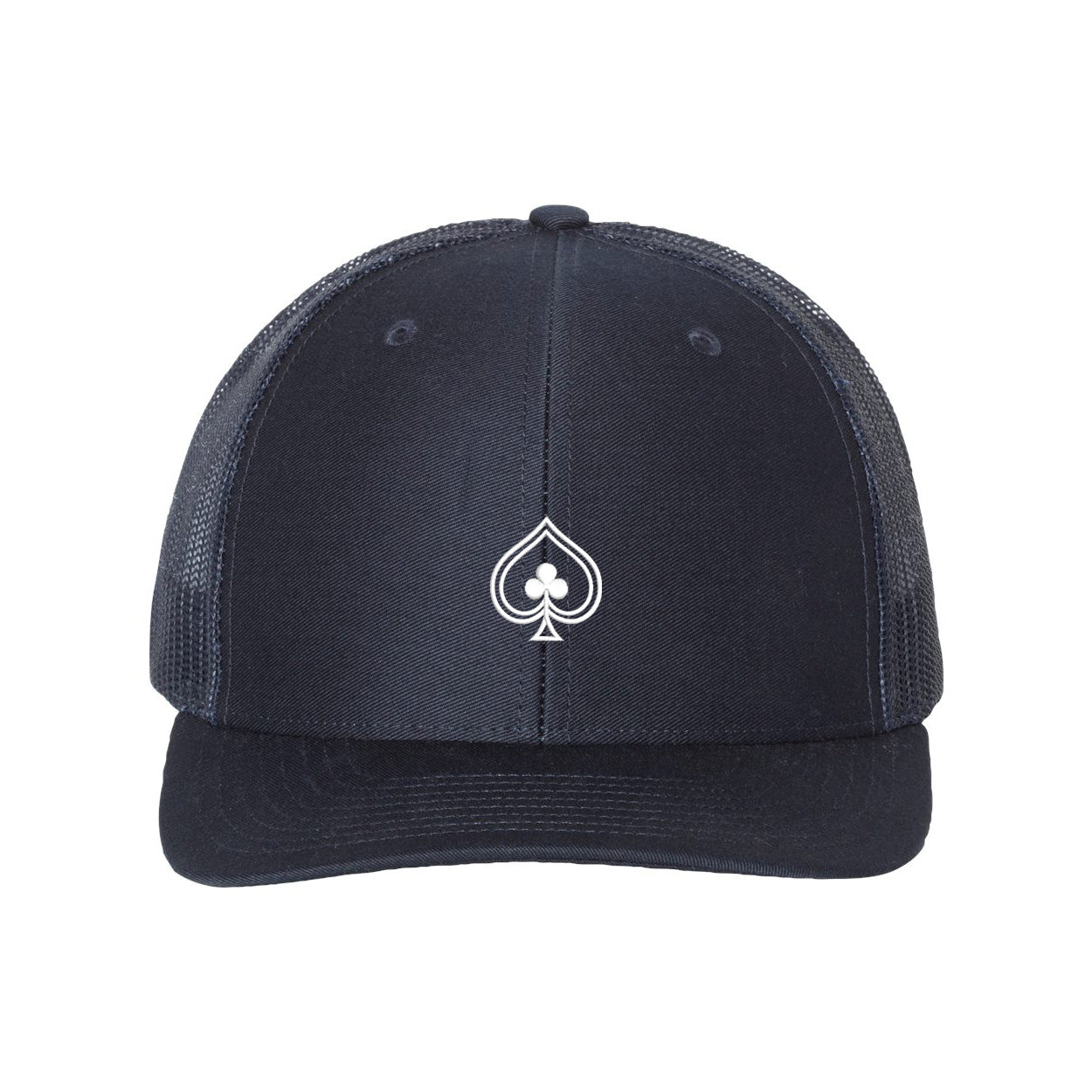 High Limit Club, Spade, Snapback Trucker Cap - Navy