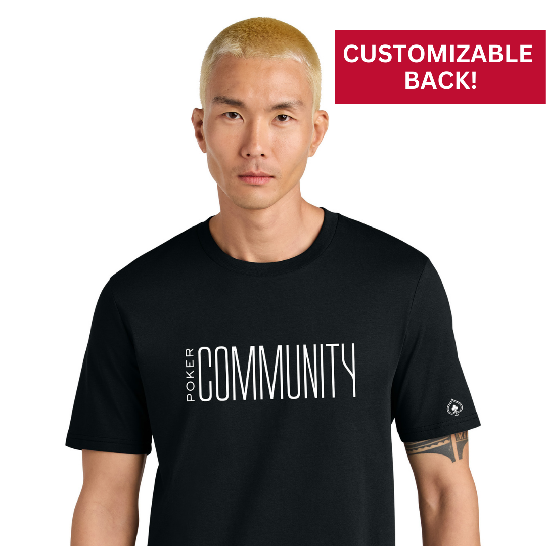 High Limit Club, Poker Community, Customizable Back (Your Name) Unisex T-Shirt